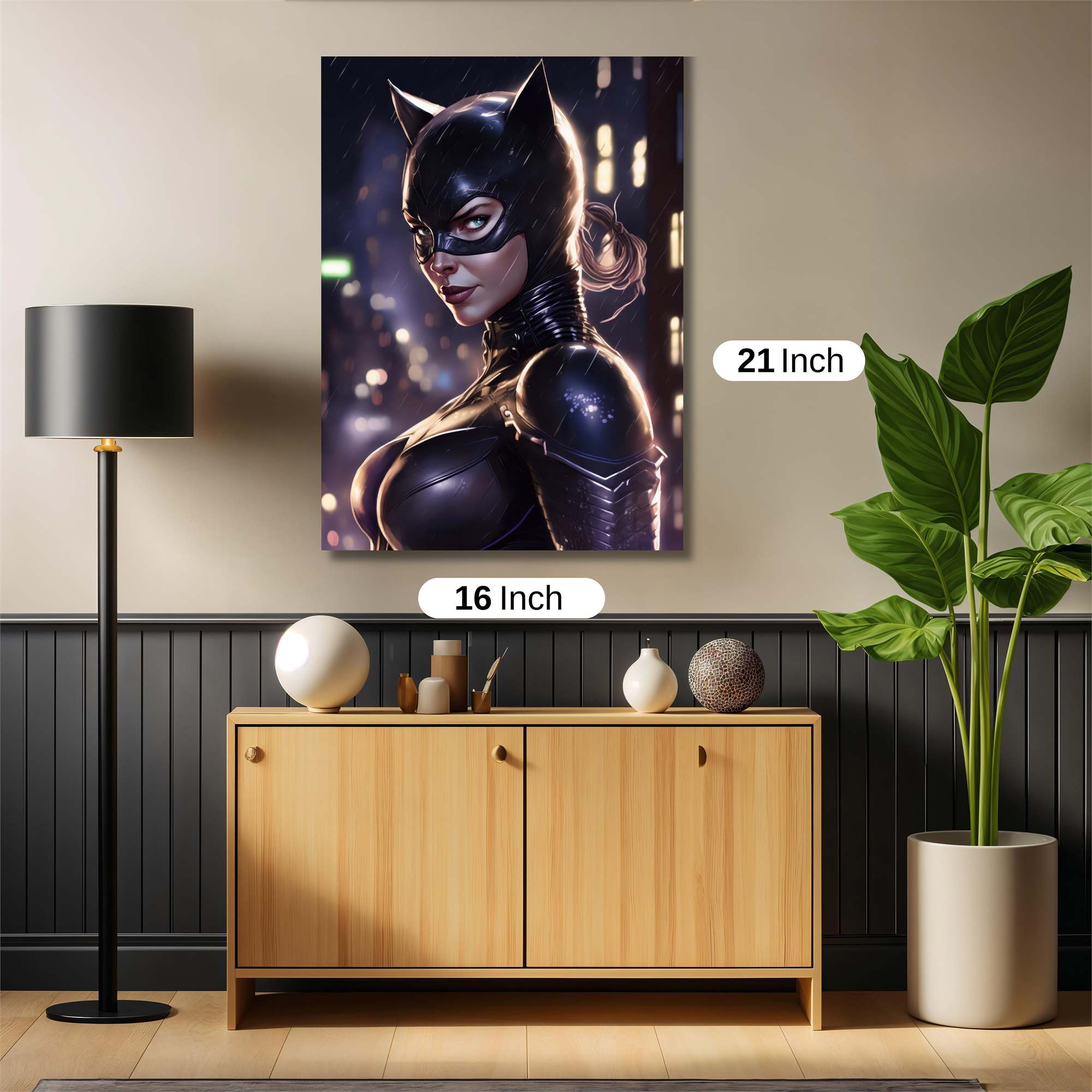 Catwoman Intrigue Safe Wall Magnetic / M