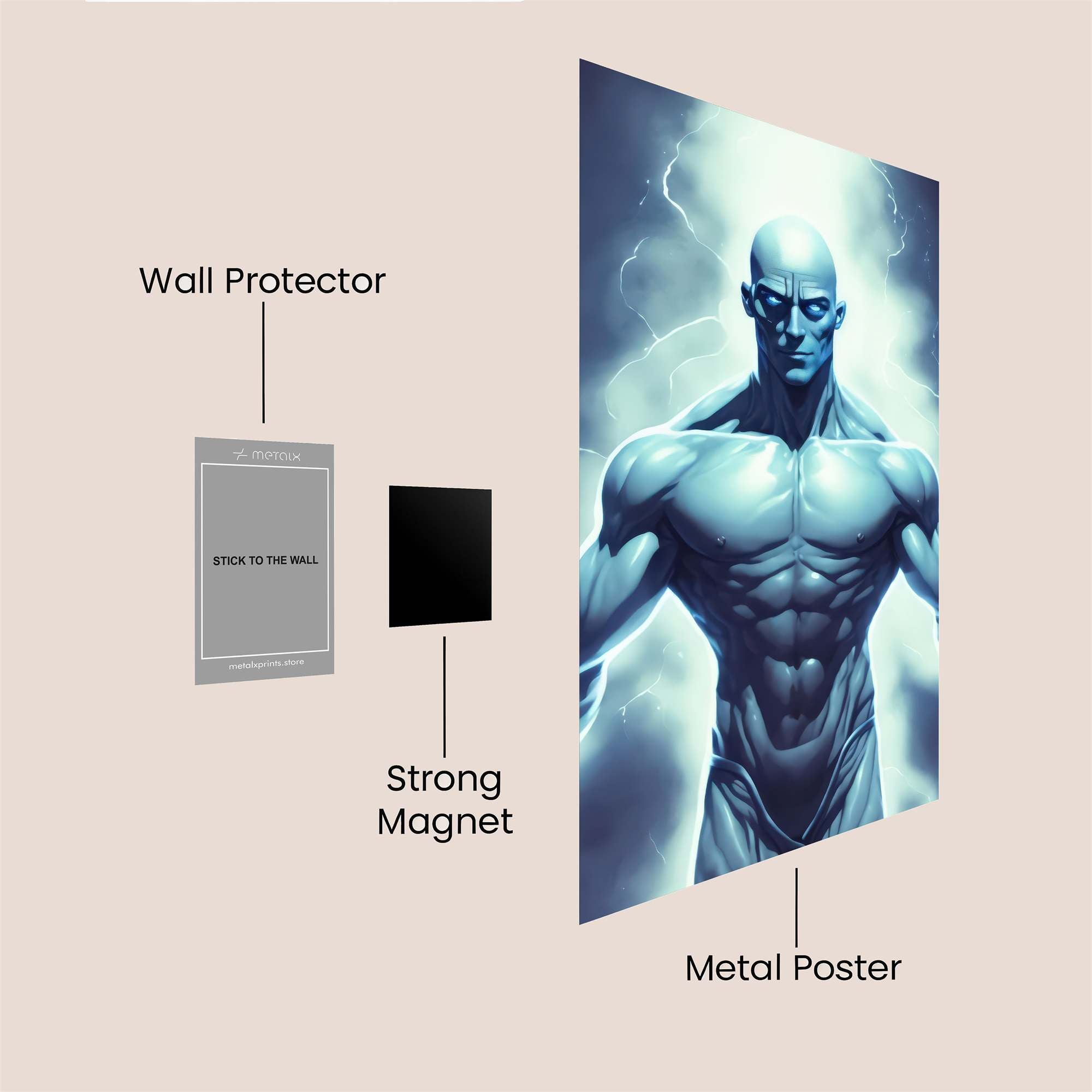 Dr. Manhattan Safe Wall Magnetic / M