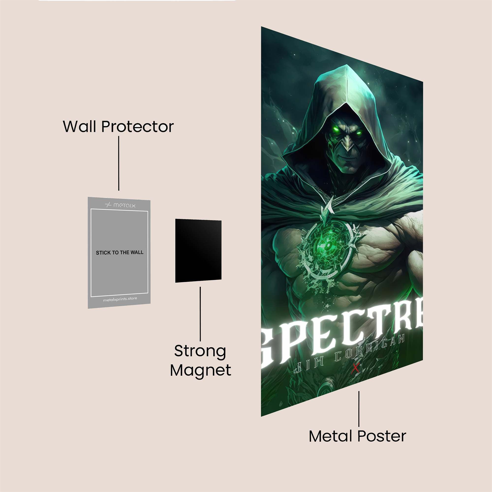 Scarlet Enchantress Safe Wall Magnetic / M