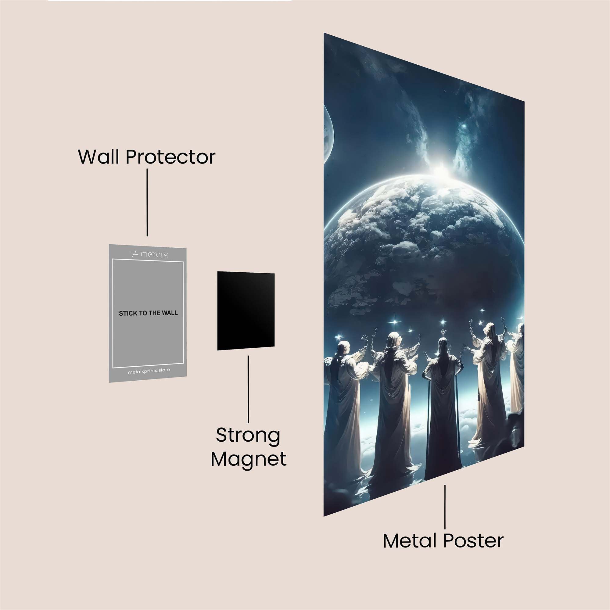 Choir Cosmic Safe Wall Magnetic / M