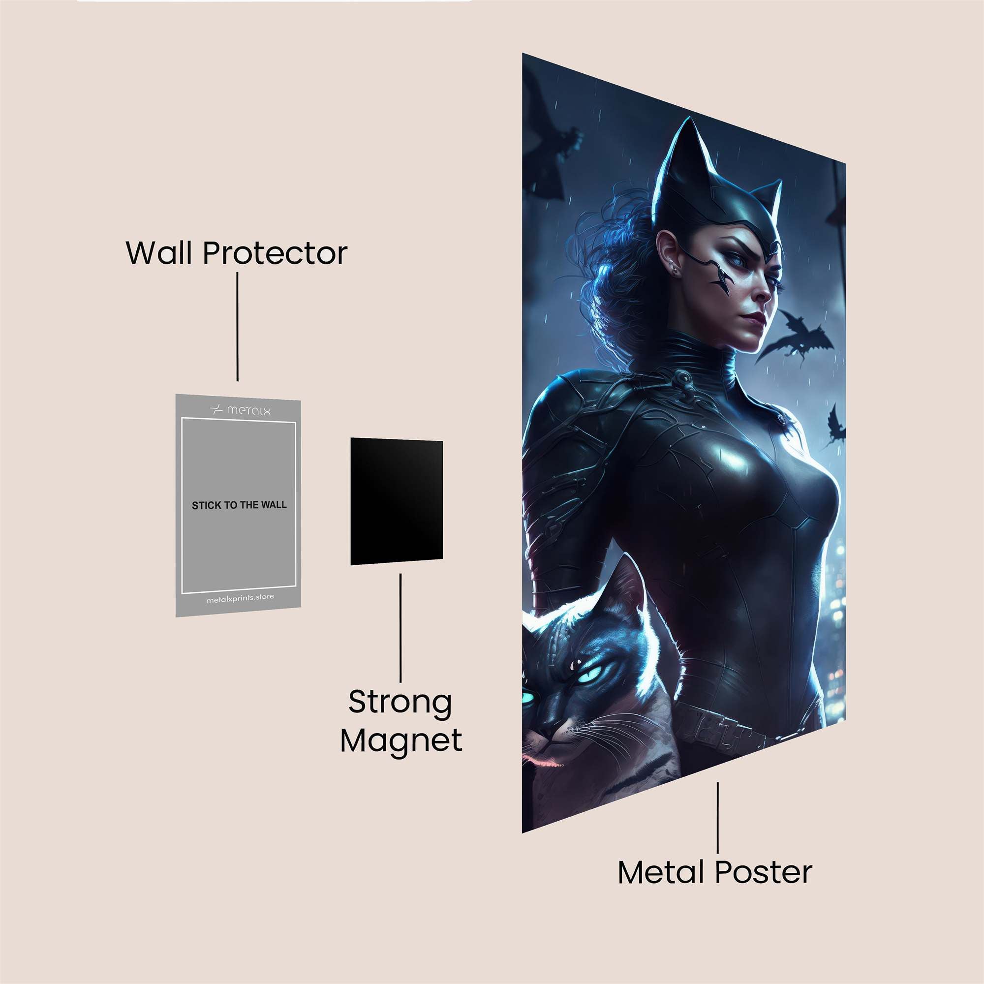 Catwoman Enigmatic Safe Wall Magnetic / M