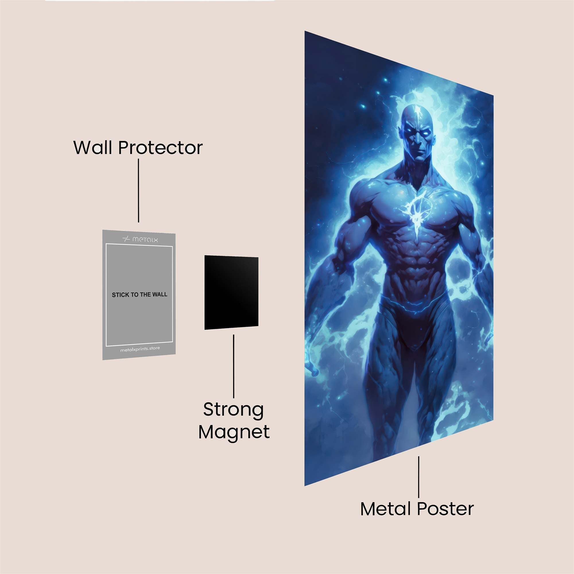 Dr. Manhattan Safe Wall Magnetic / M