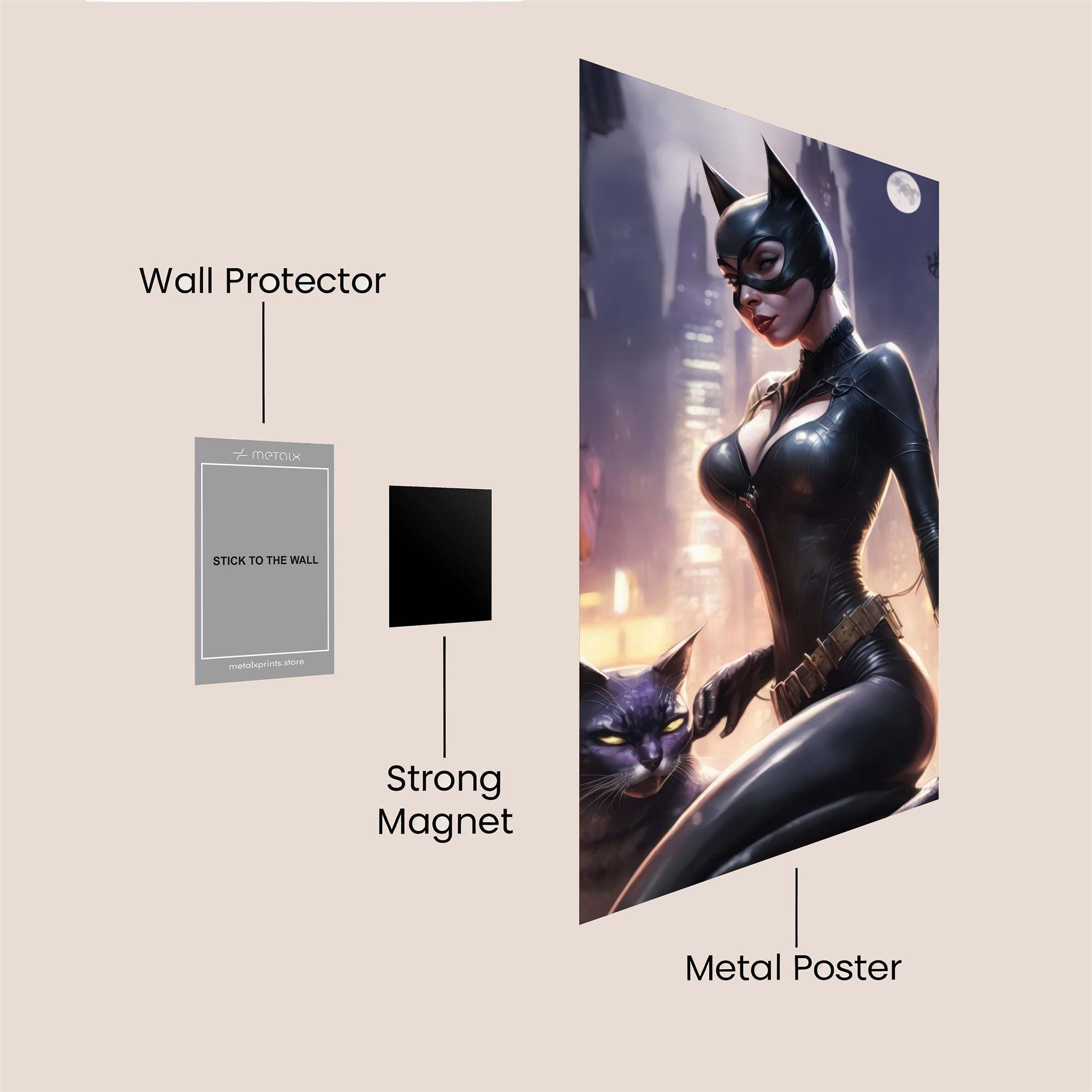 Catwoman Enigmatic Safe Wall Magnetic / M
