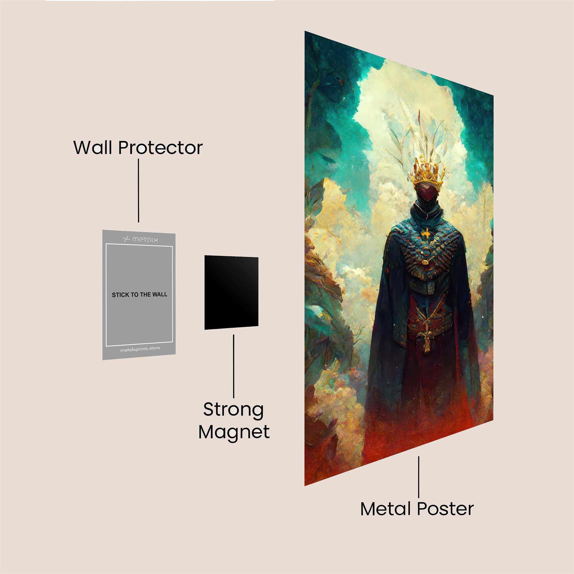 Crimson Majesty Safe Wall Magnetic / M