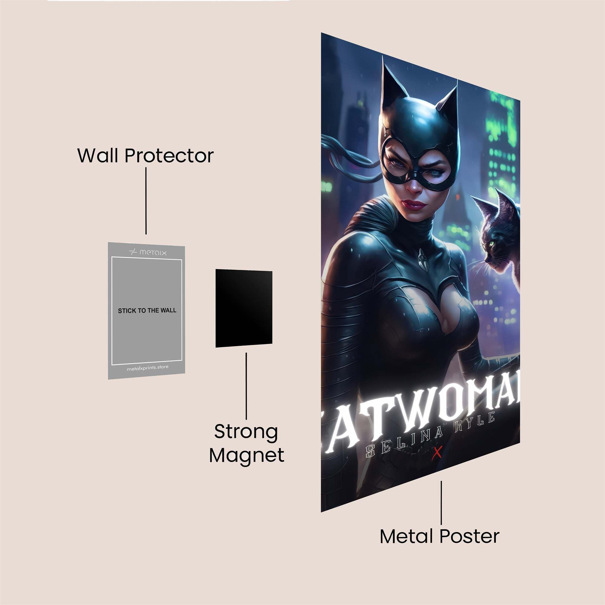 Superman Resolute Safe Wall Magnetic / M