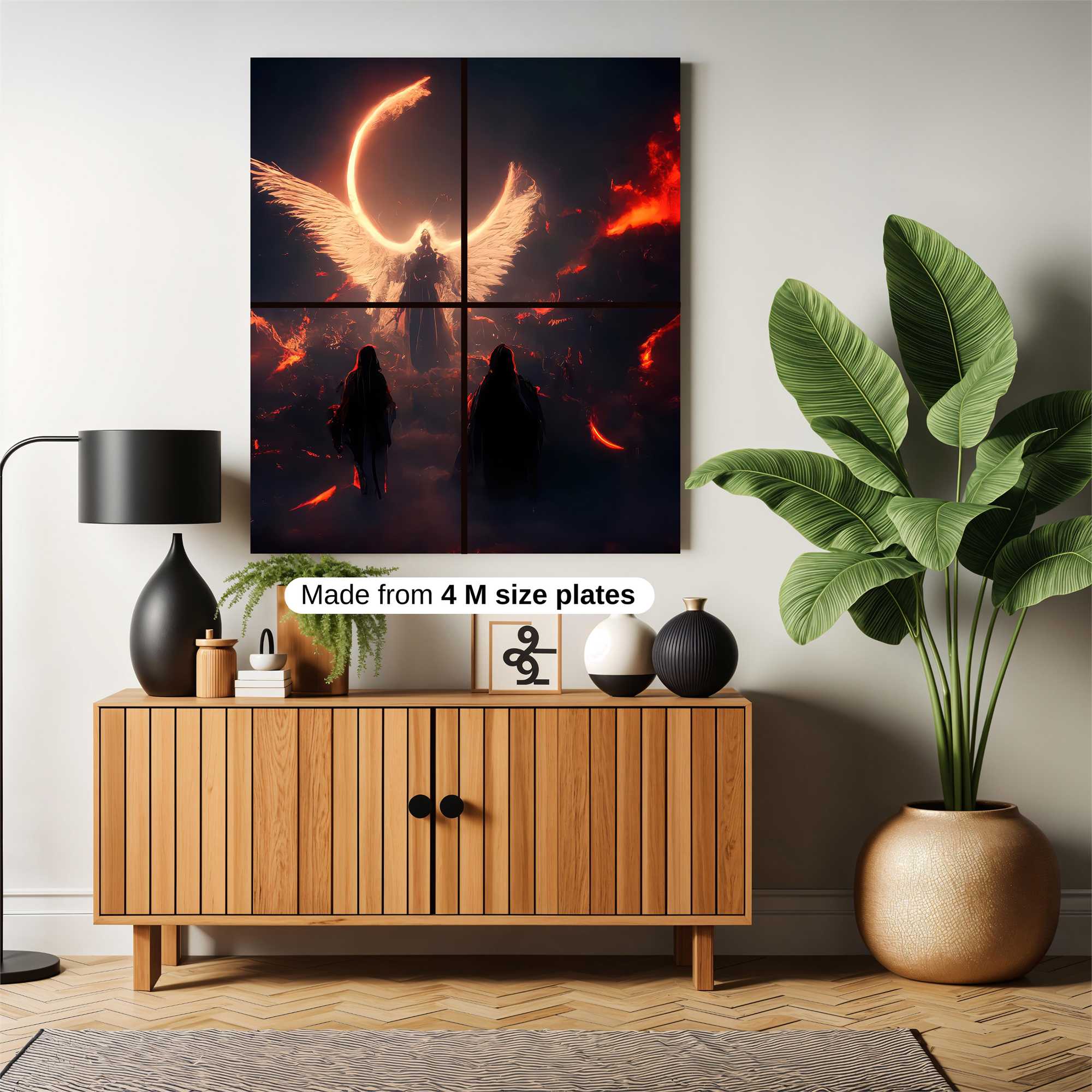 Angelic Descent Safe Wall Magnetic / M