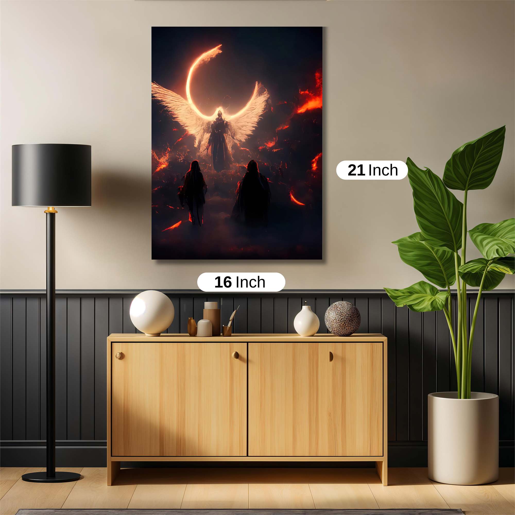 Angelic Descent Safe Wall Magnetic / M