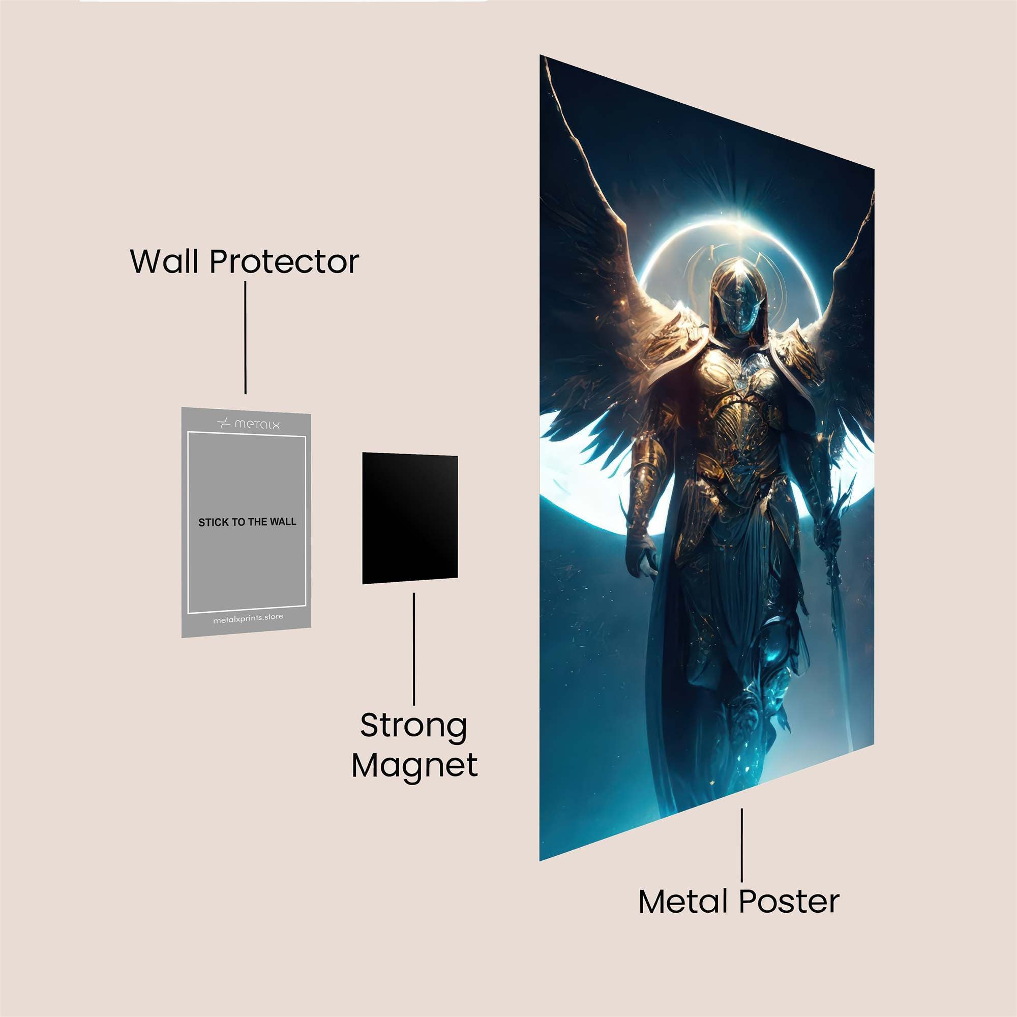 Archangel Serenity Safe Wall Magnetic / M
