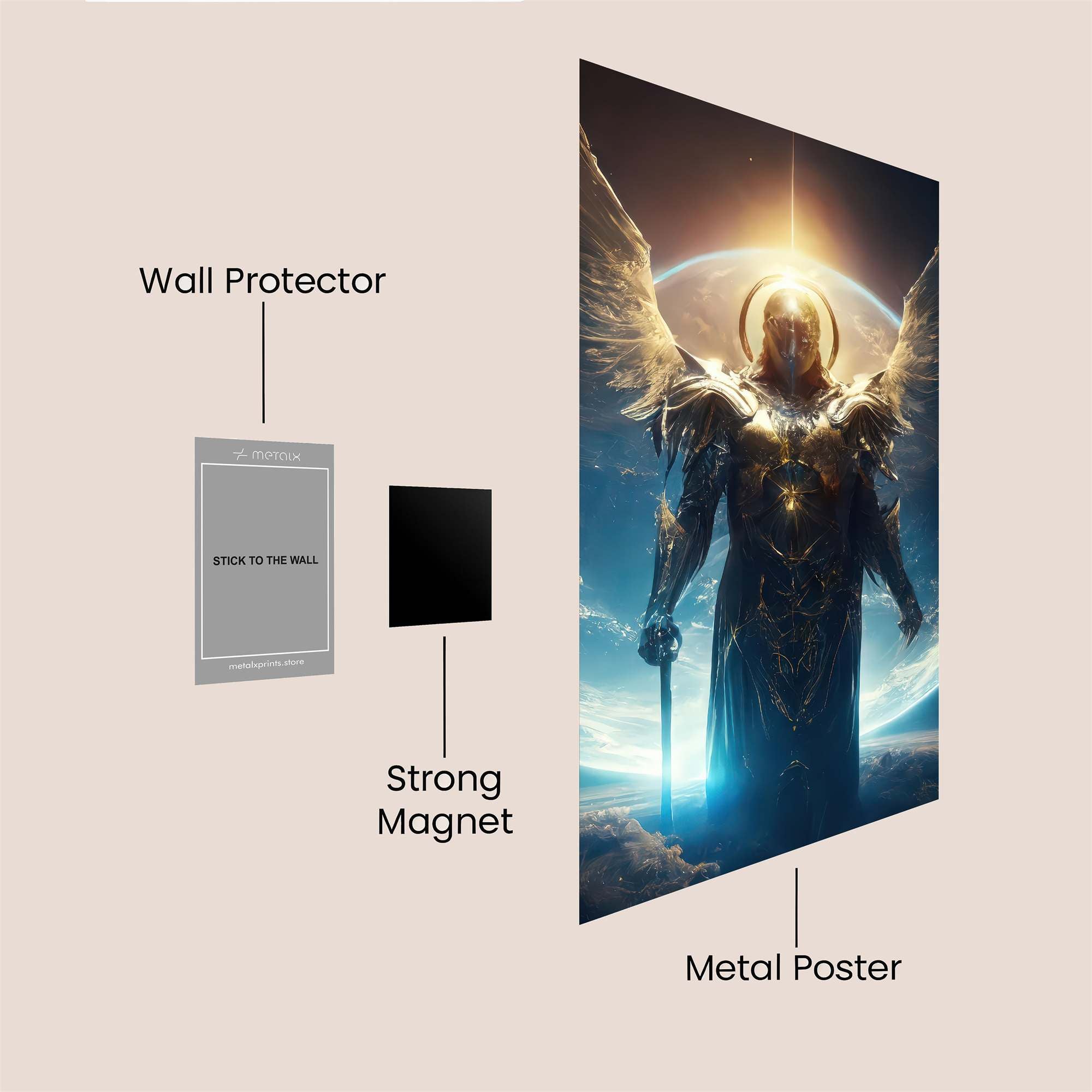 Archangel Radiant Safe Wall Magnetic / M