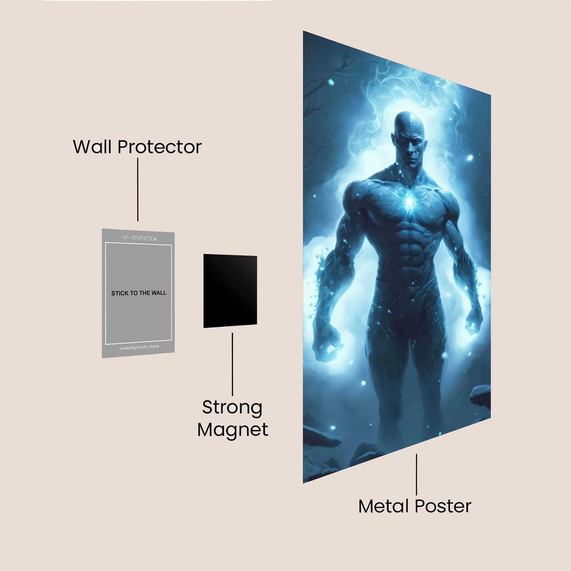 Dr. Manhattan Safe Wall Magnetic / M