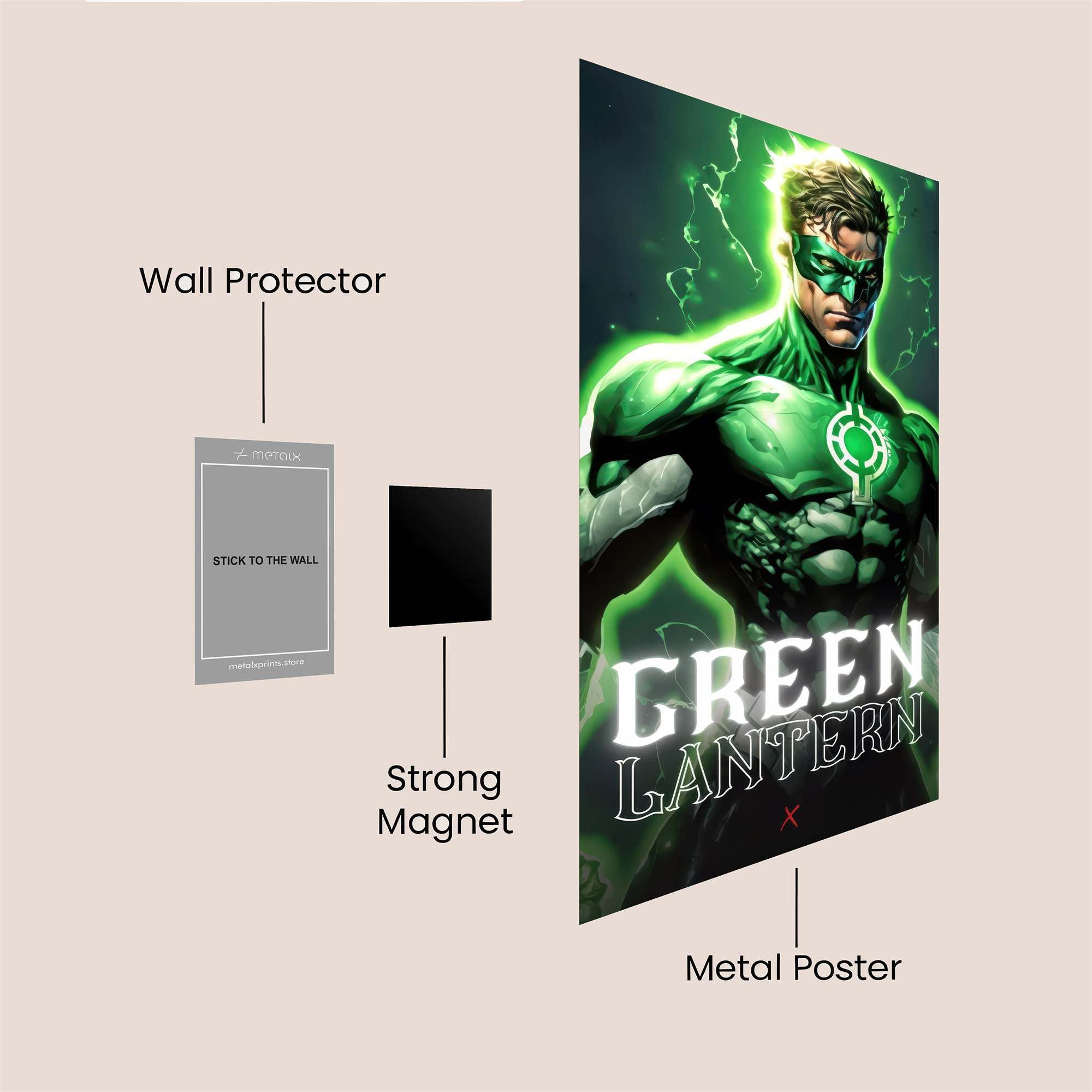 Spider-Menace Safe Wall Magnetic / M