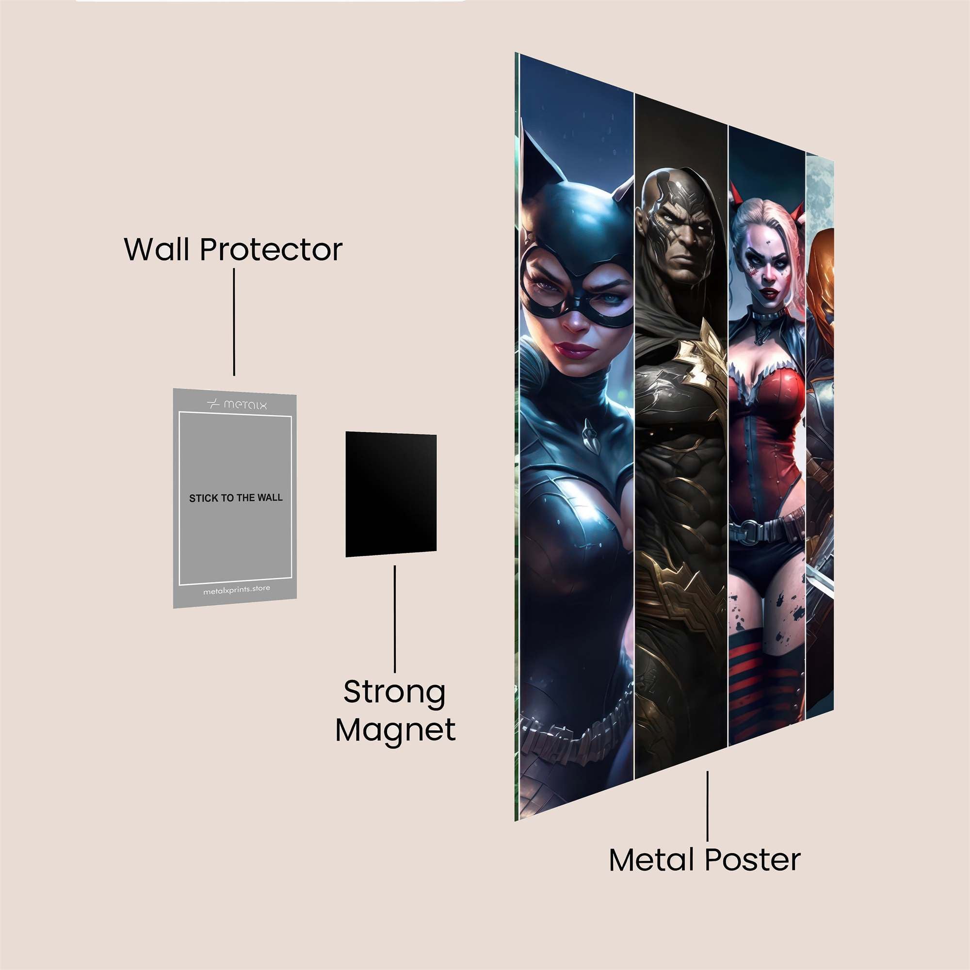 Heroes United Safe Wall Magnetic / M