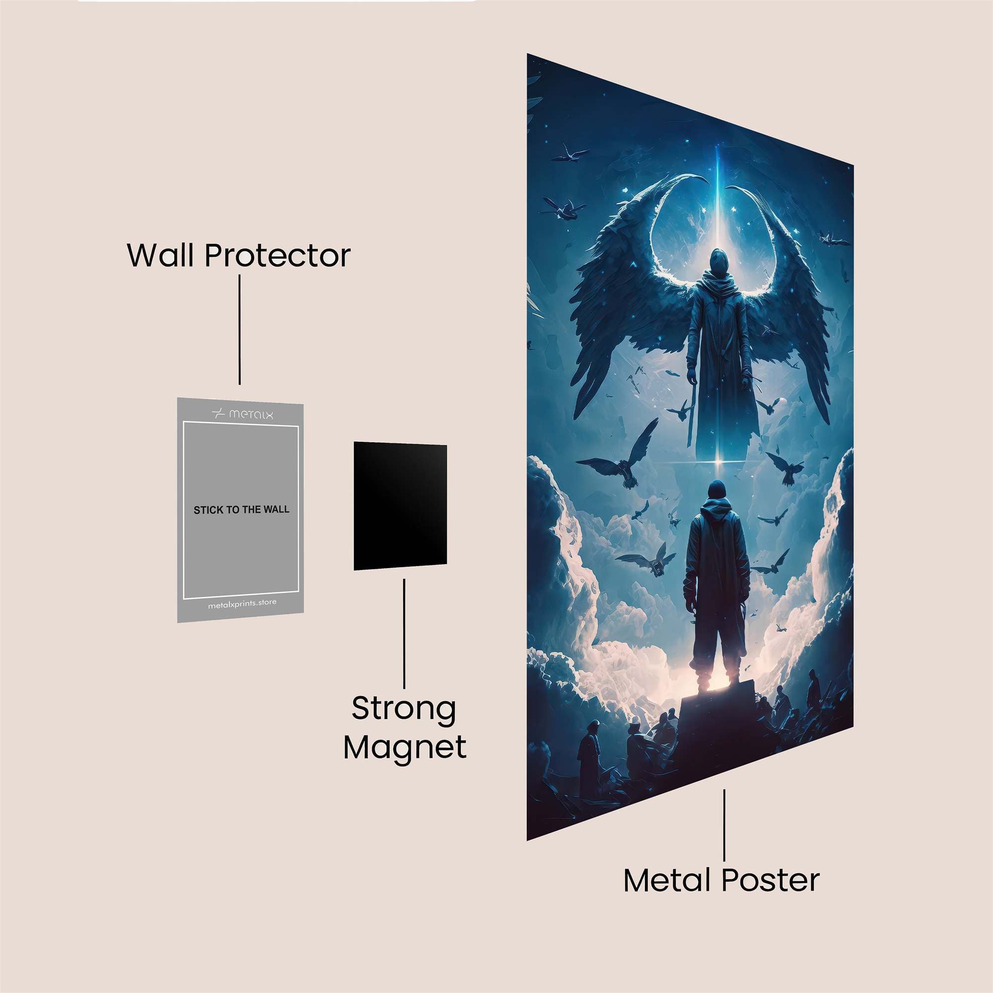 Angel Ascend Safe Wall Magnetic / M