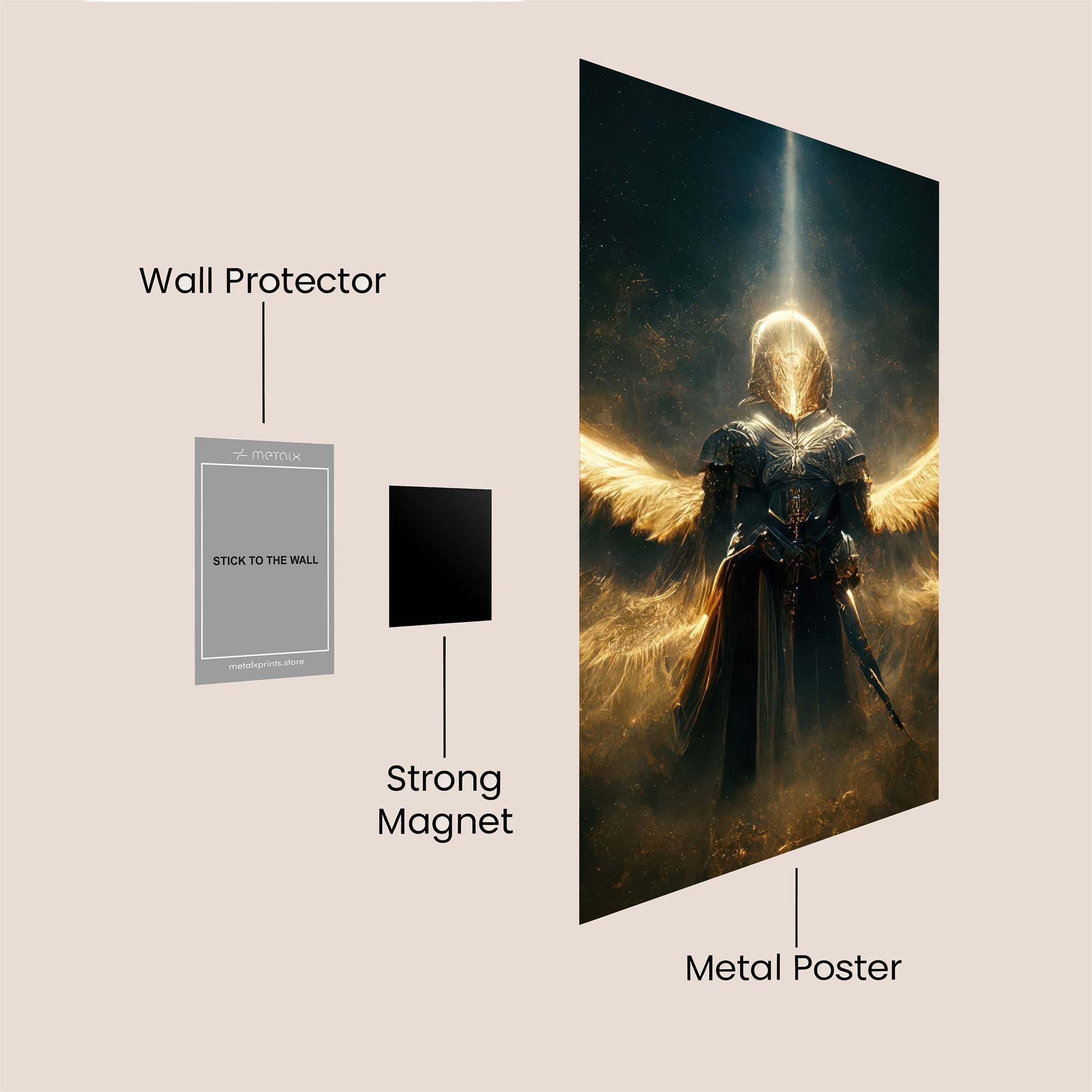 Angelic Radiance Safe Wall Magnetic / M