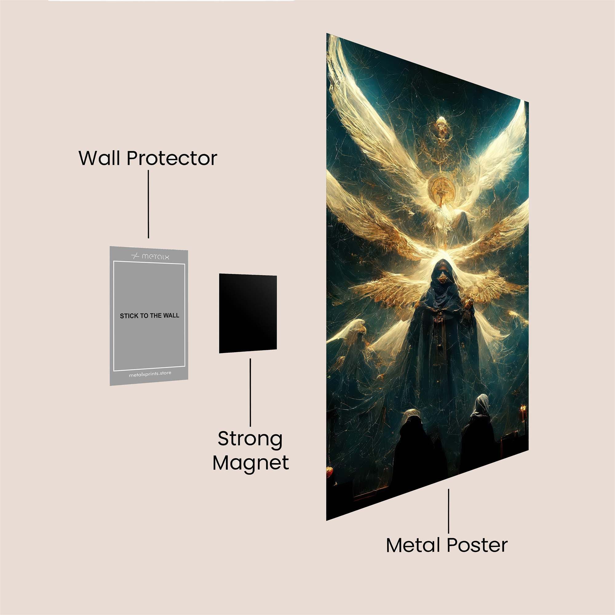 Divine Reverence Safe Wall Magnetic / M