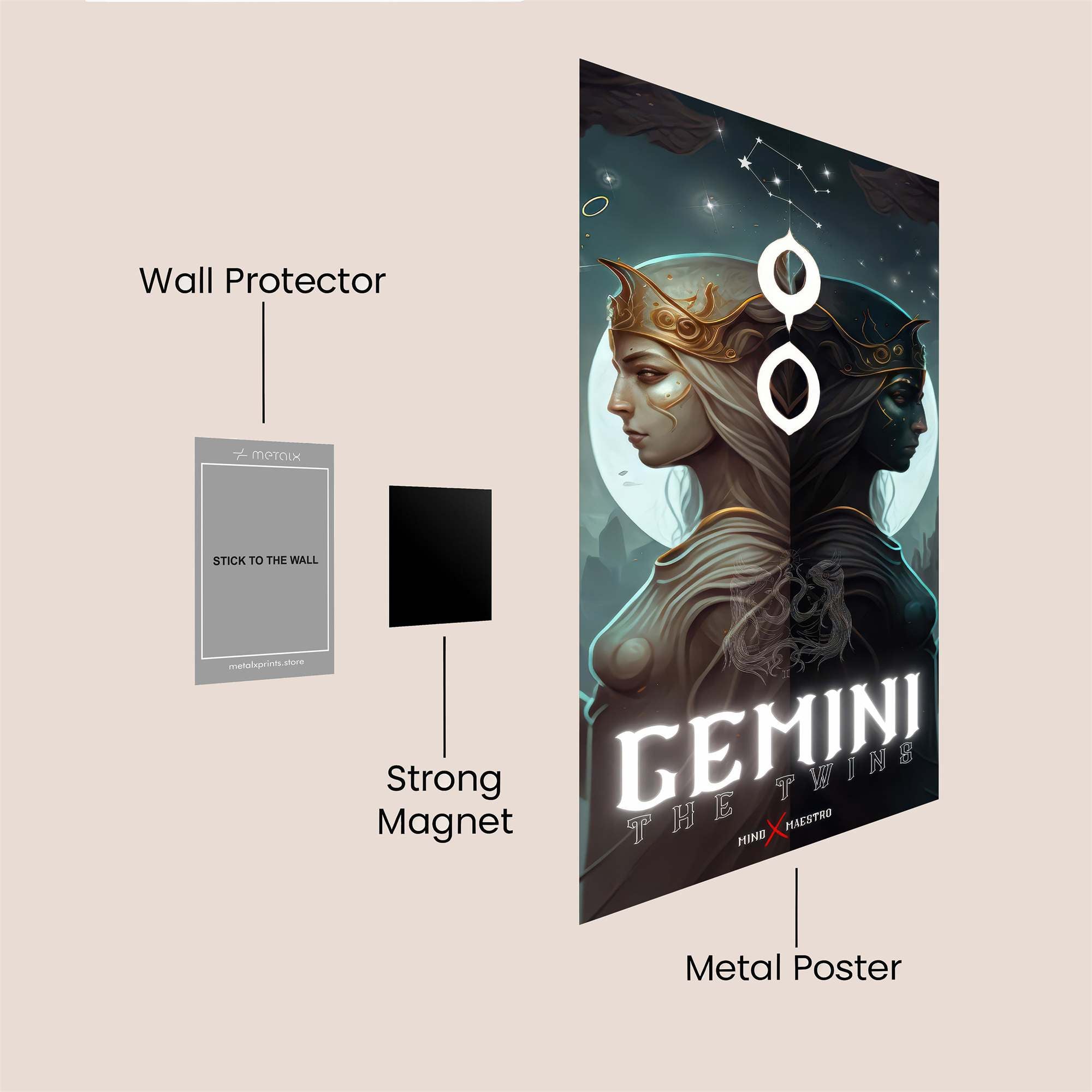 Athena Radiant Safe Wall Magnetic / M