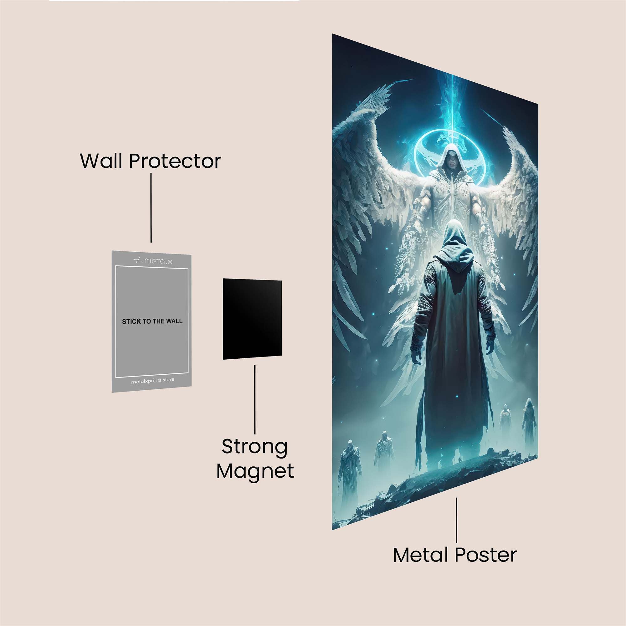 Angel Radiance Safe Wall Magnetic / M