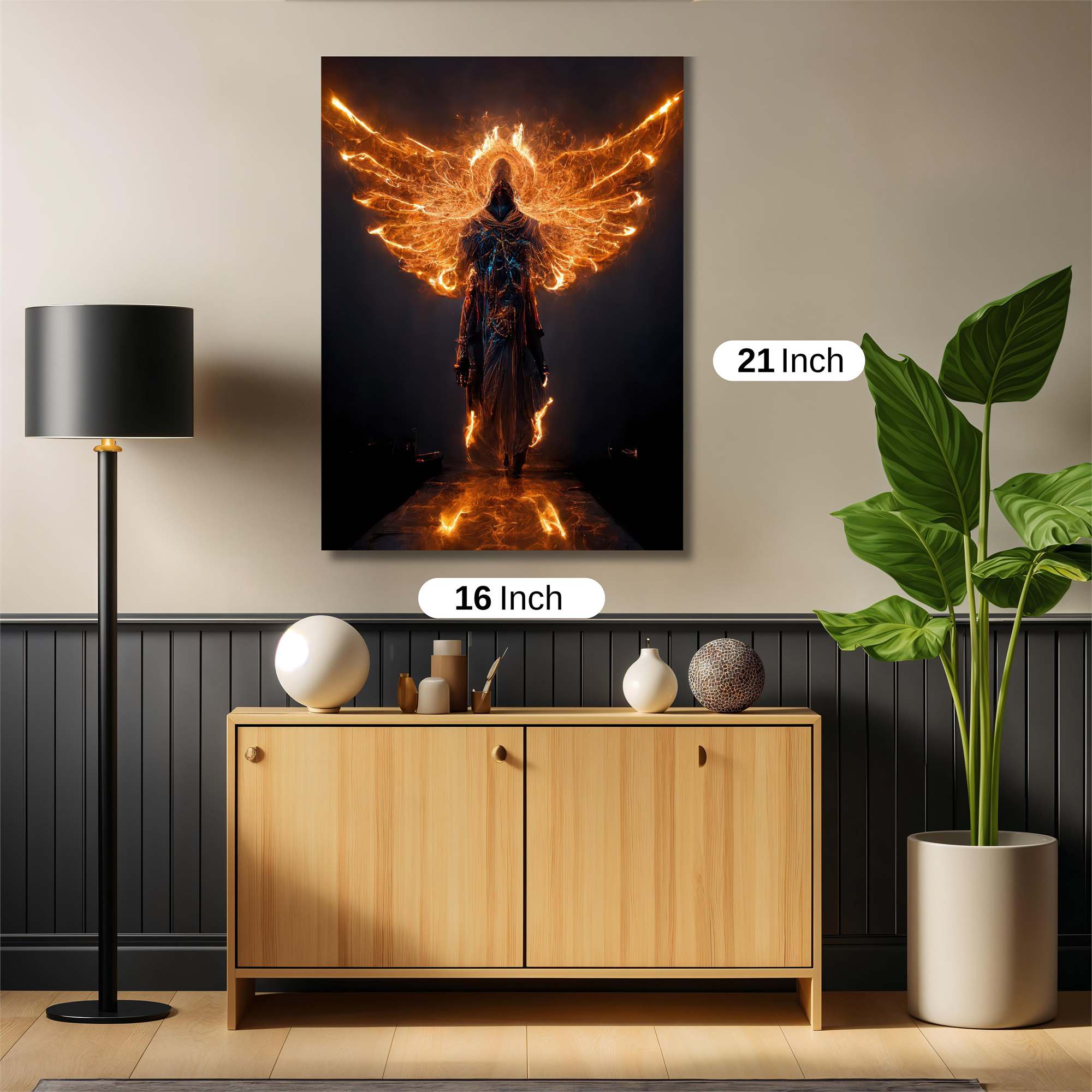 Angel Ignited Safe Wall Magnetic / M