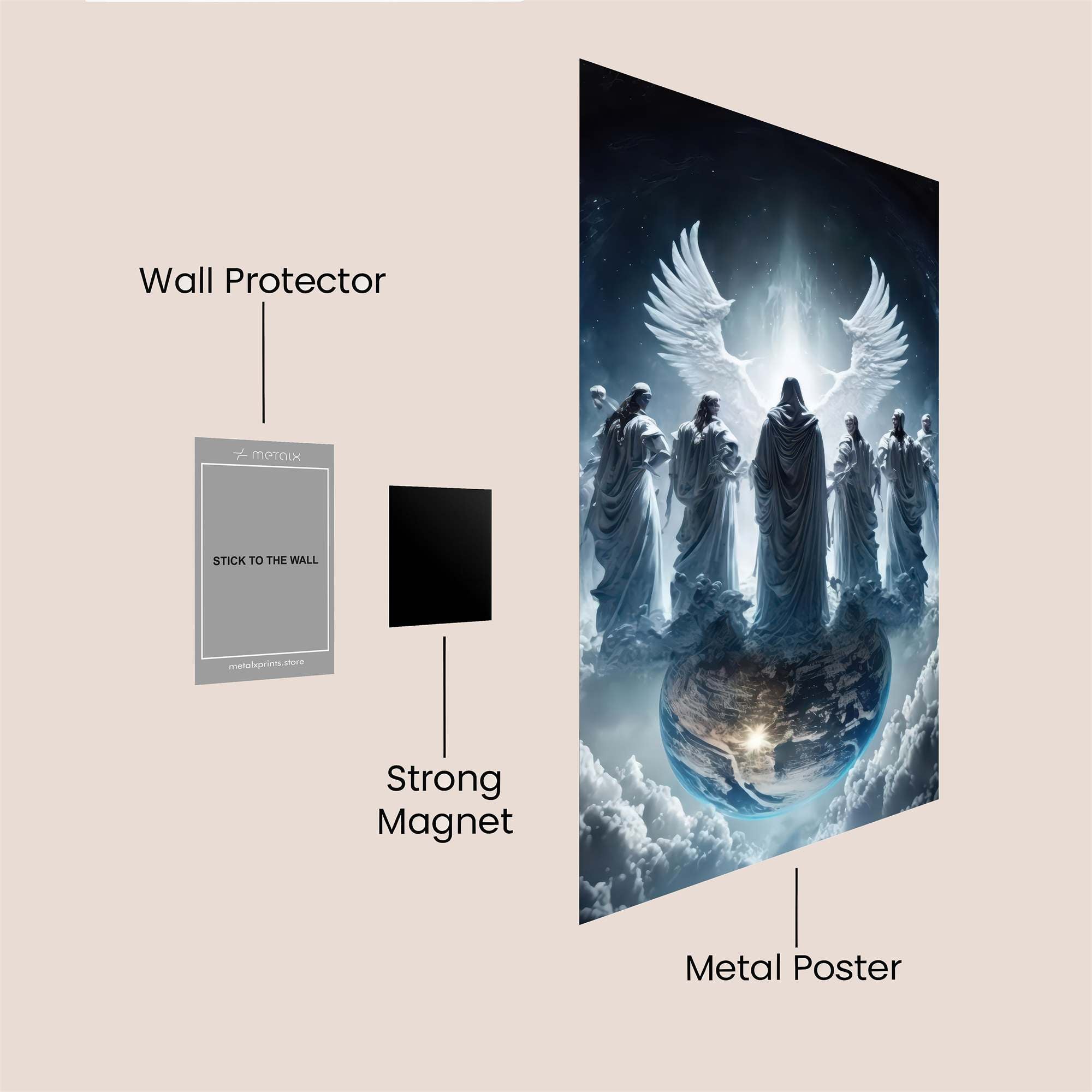 Angels Majestic Safe Wall Magnetic / M