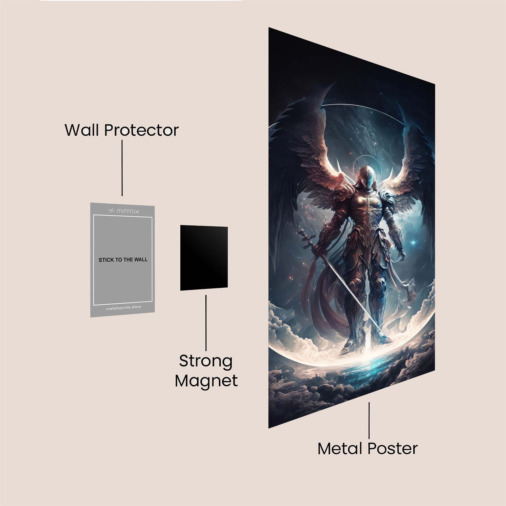 Angel Enigma Safe Wall Magnetic / M