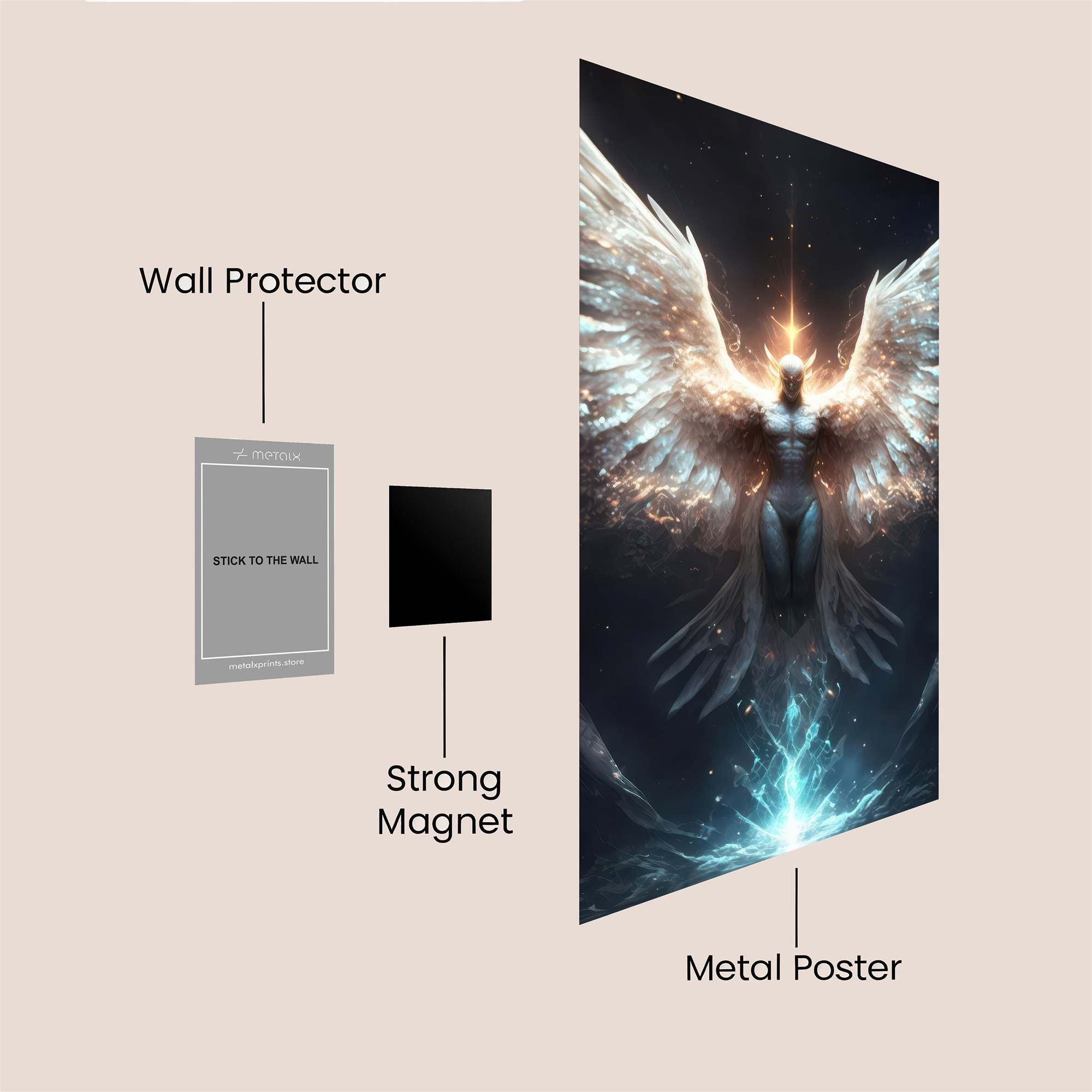 Angelic Radiance Safe Wall Magnetic / M