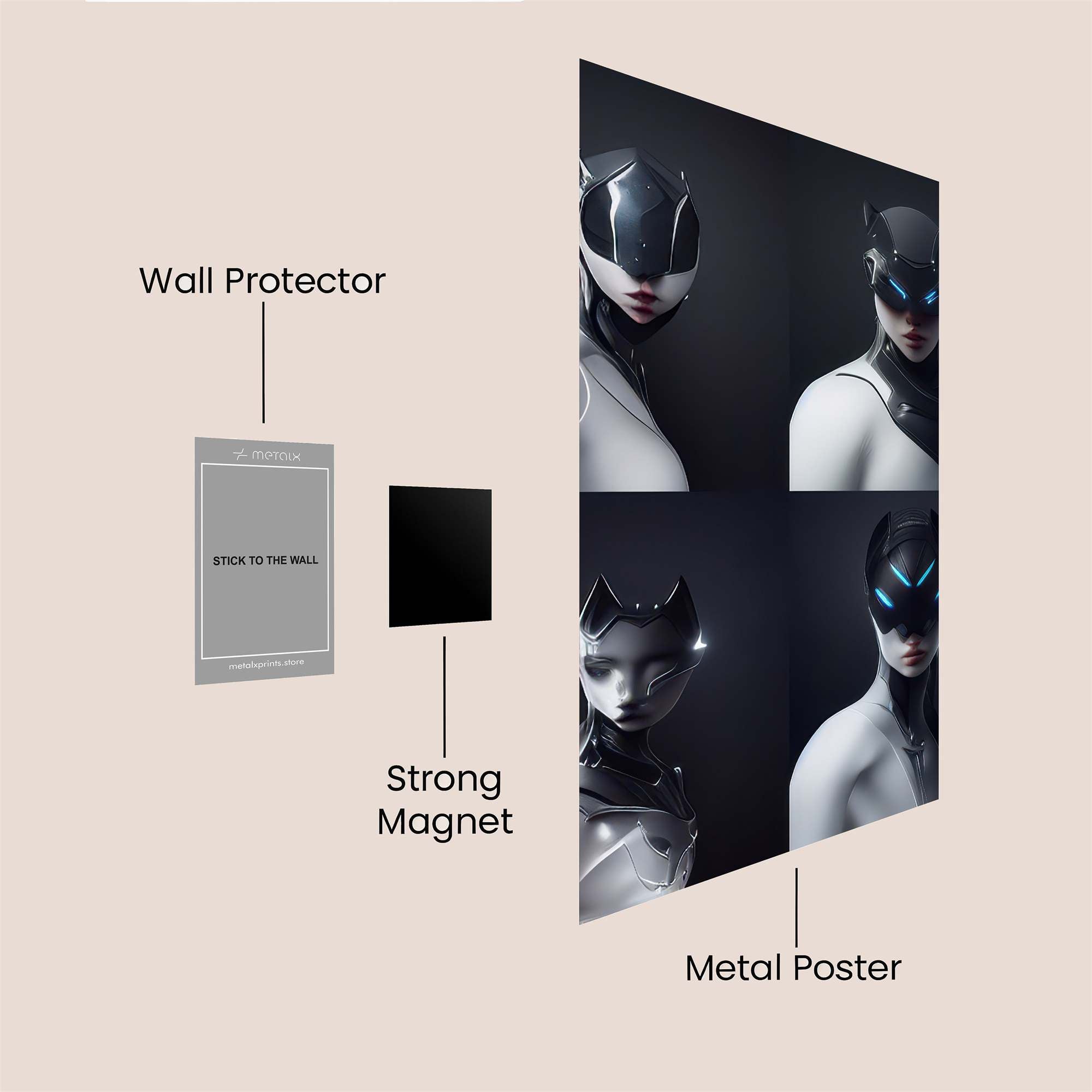 Catwoman Enigmatic Safe Wall Magnetic / M