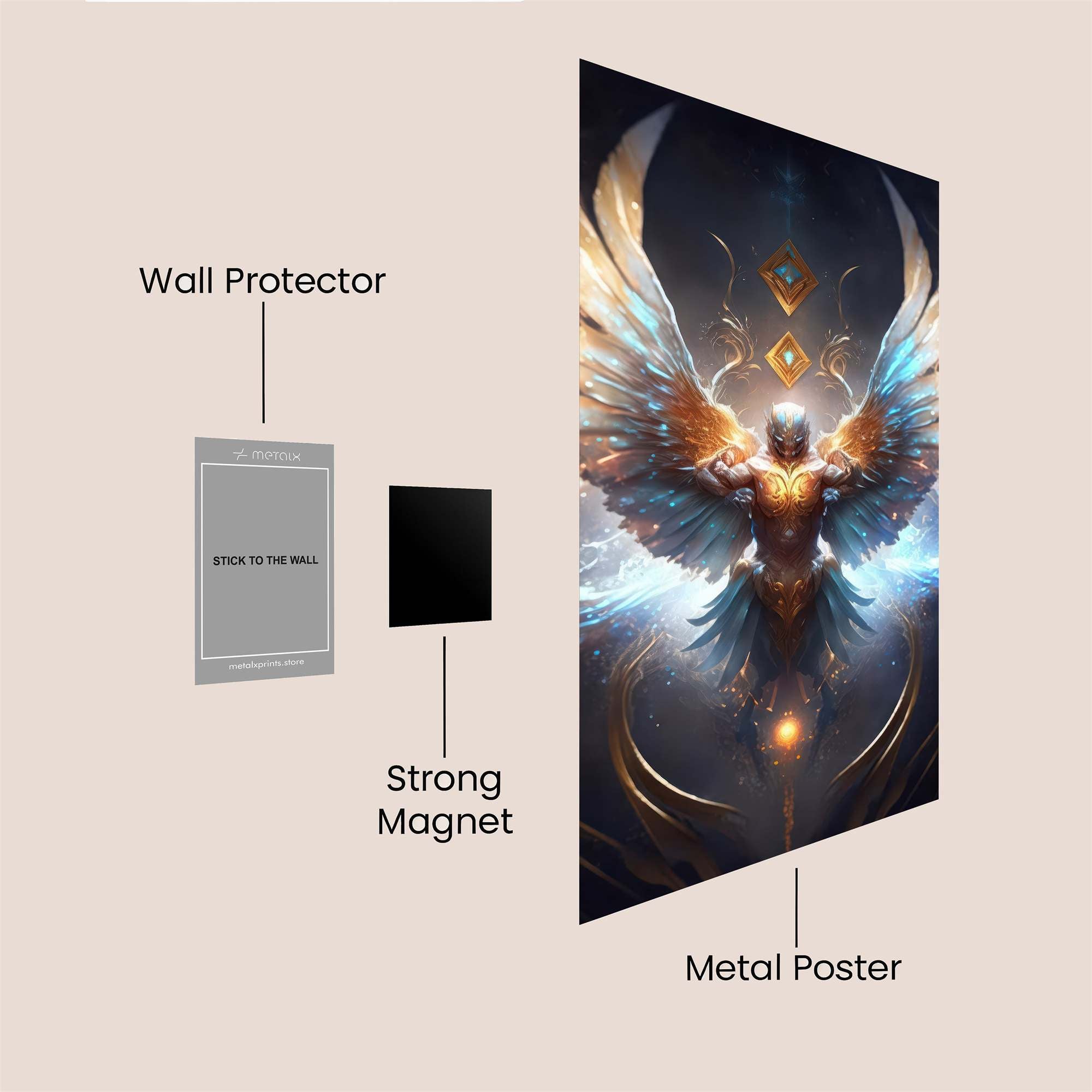 Angel Radiant Safe Wall Magnetic / M