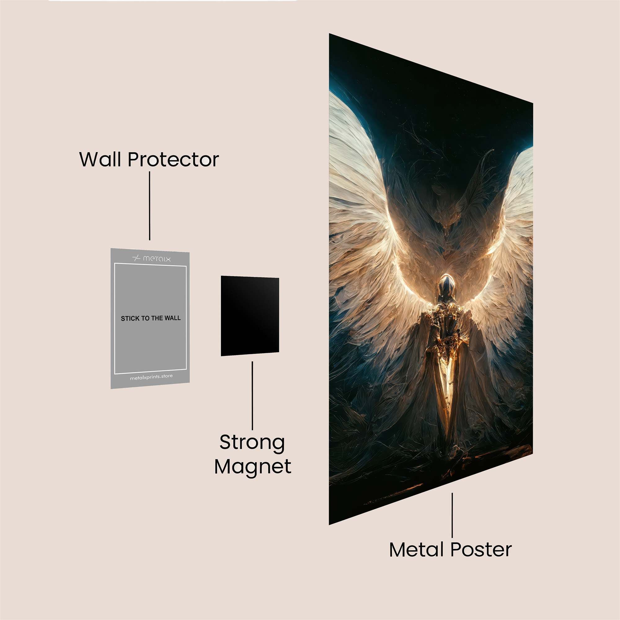 Archangel Serenity Safe Wall Magnetic / M