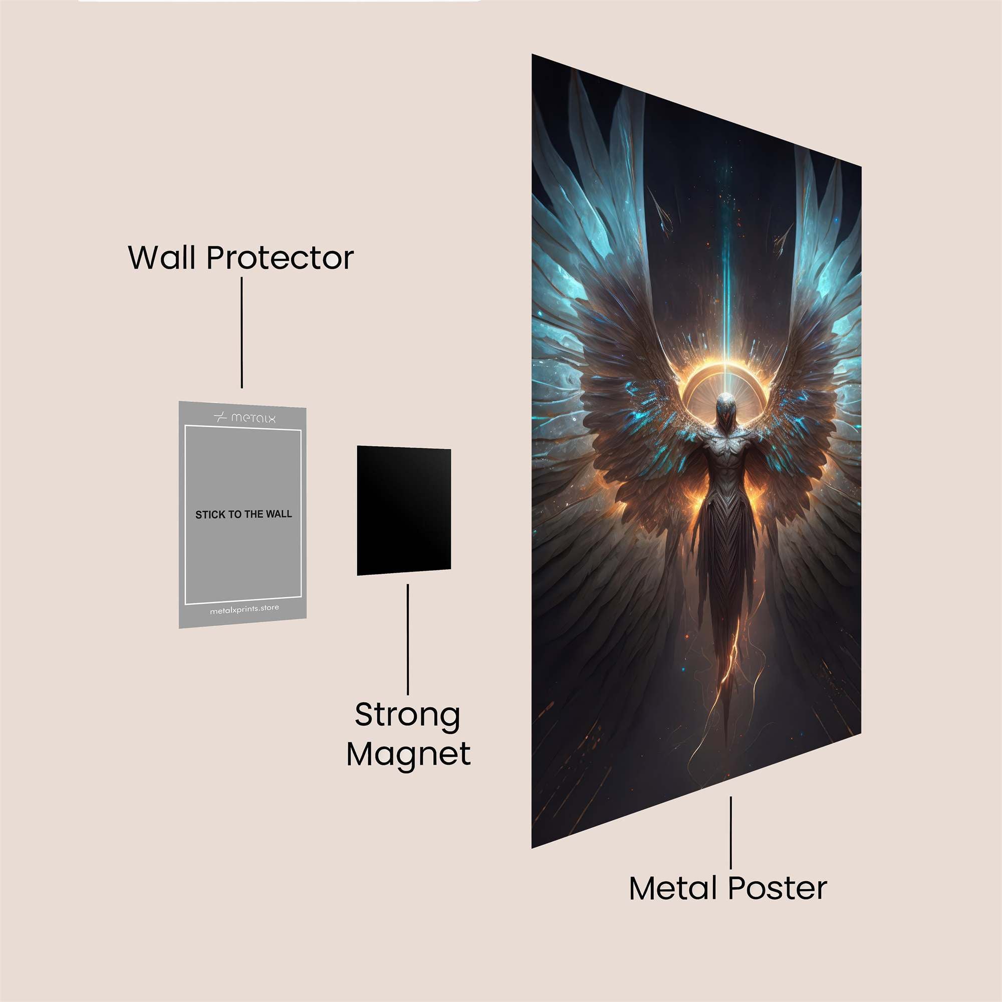 Archangel Radiant Safe Wall Magnetic / M