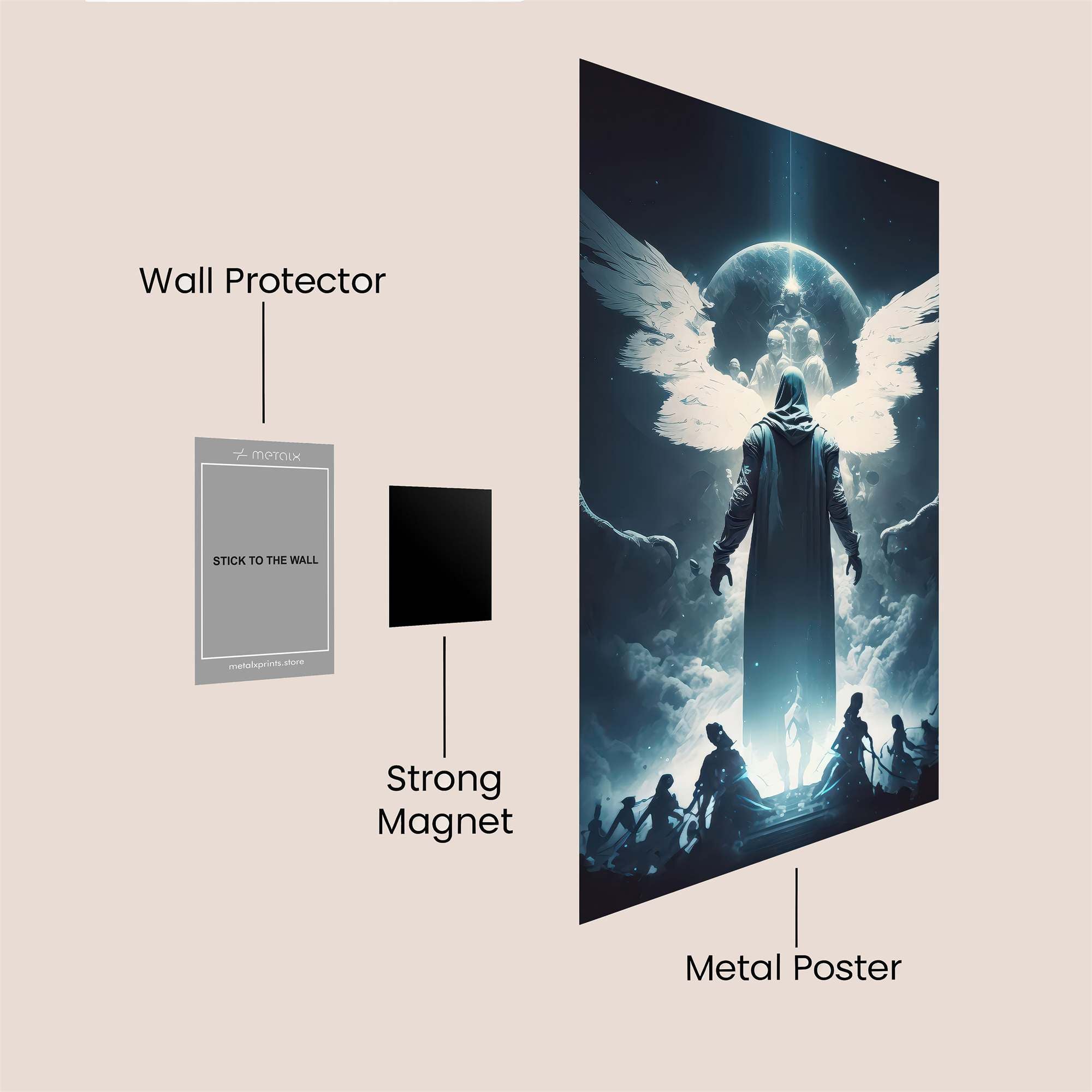Angel Ascend Safe Wall Magnetic / M
