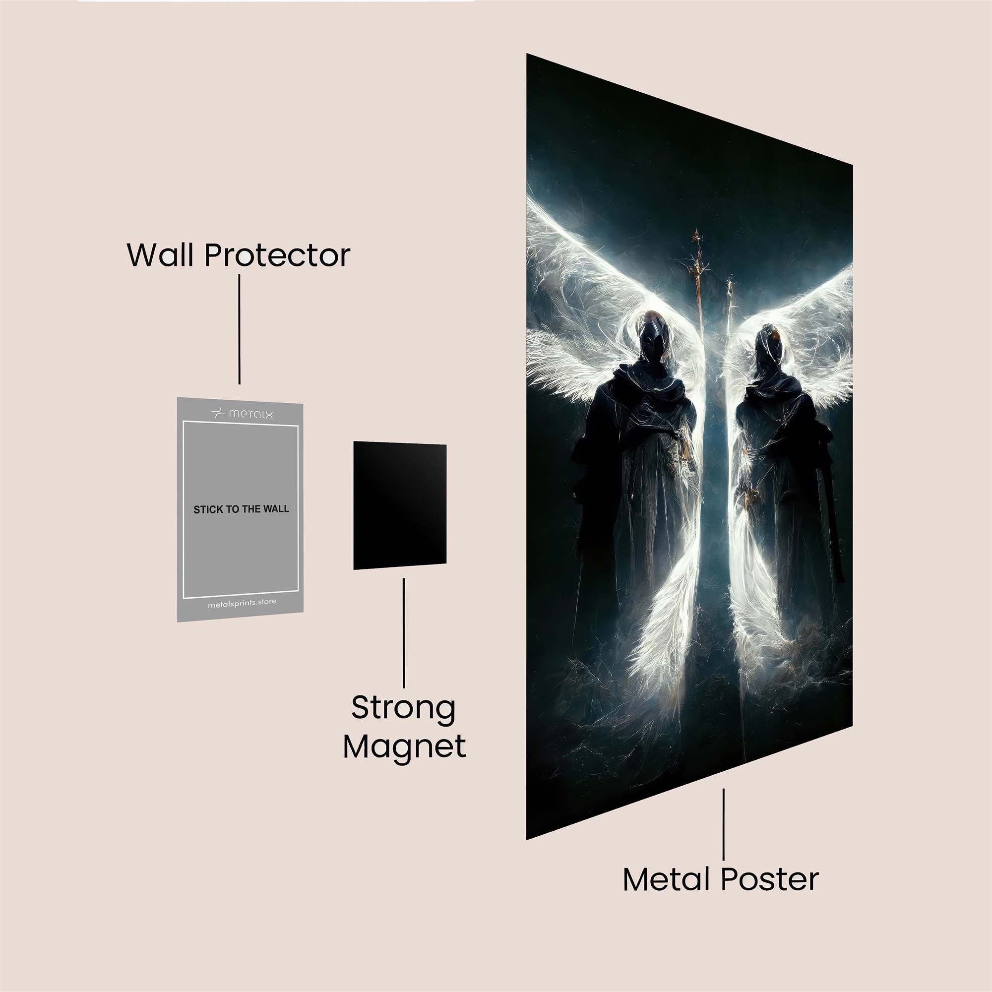 Angels Eerie Safe Wall Magnetic / M