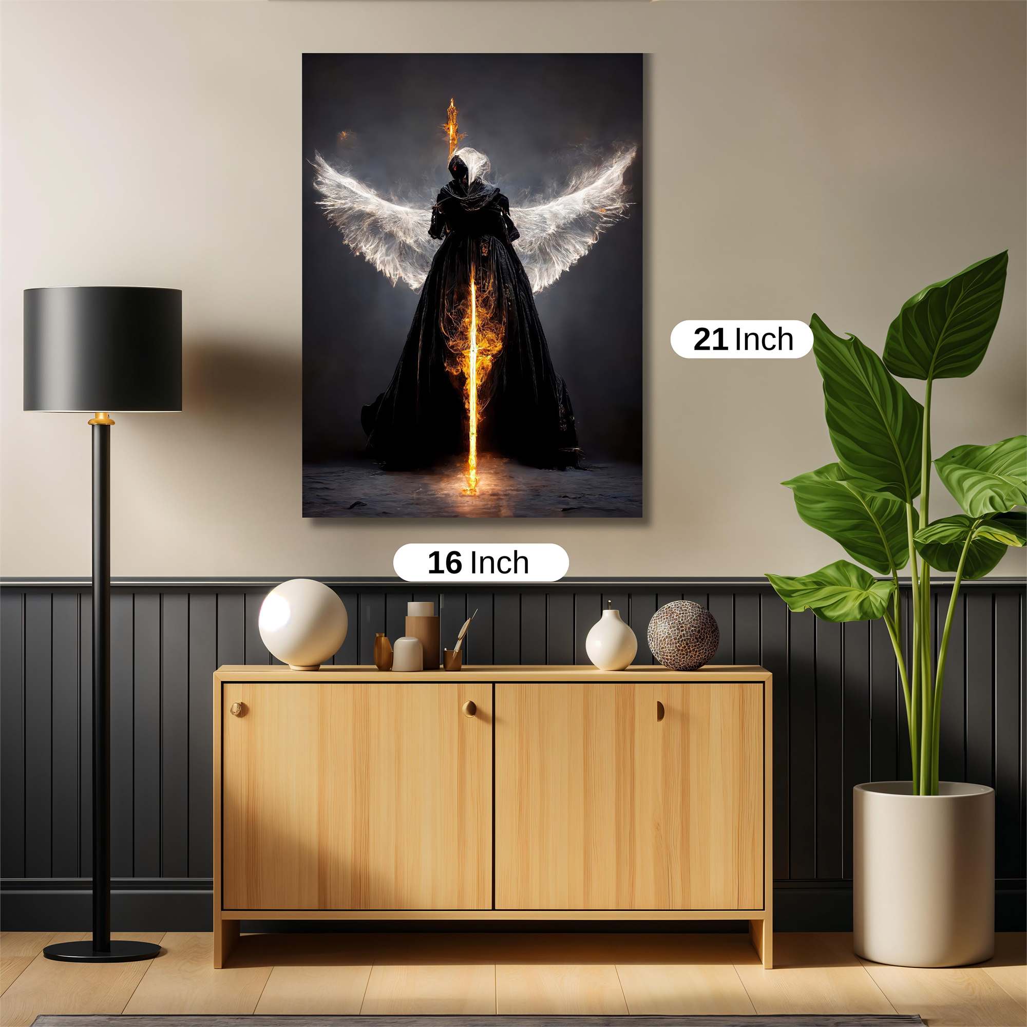 Angel Blaze Safe Wall Magnetic / M