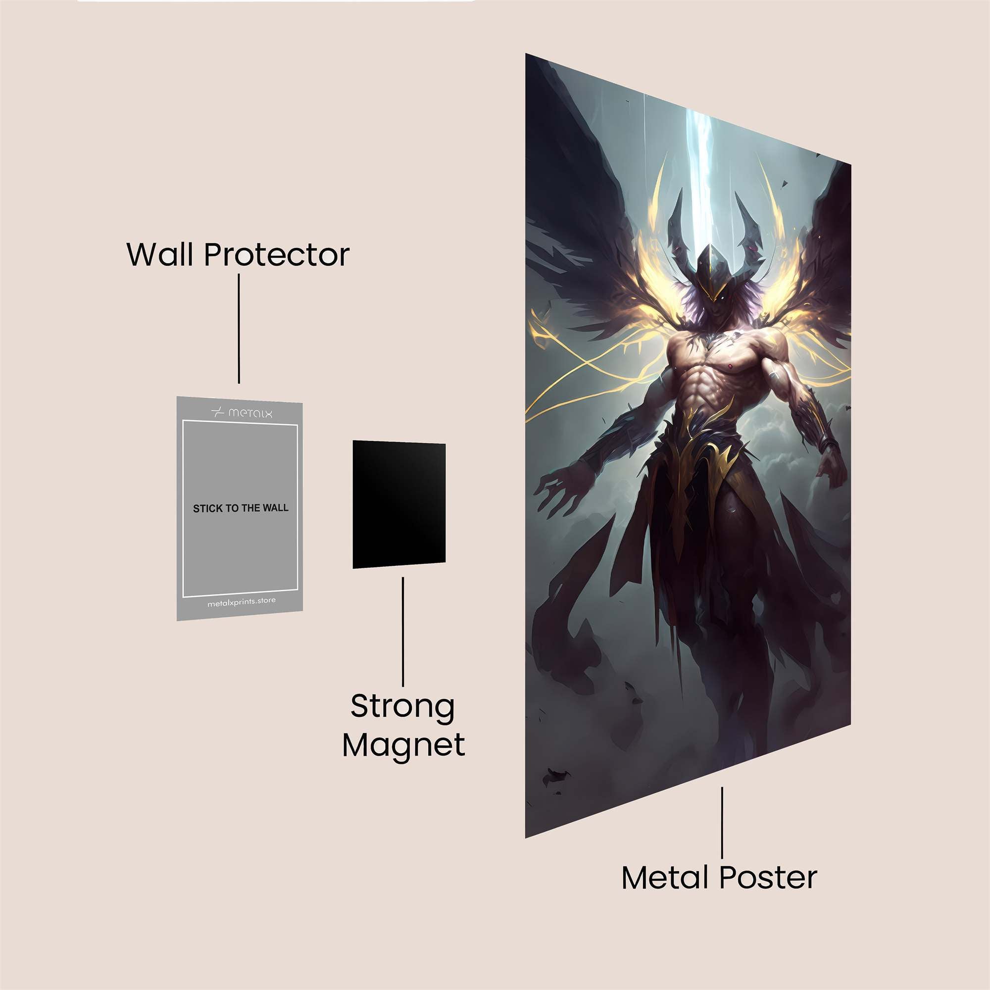 Dark Ascension Safe Wall Magnetic / M