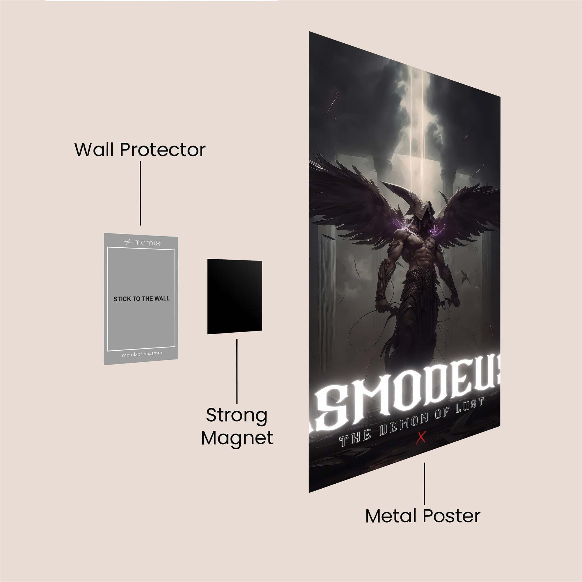 Angel Radiant Safe Wall Magnetic / M