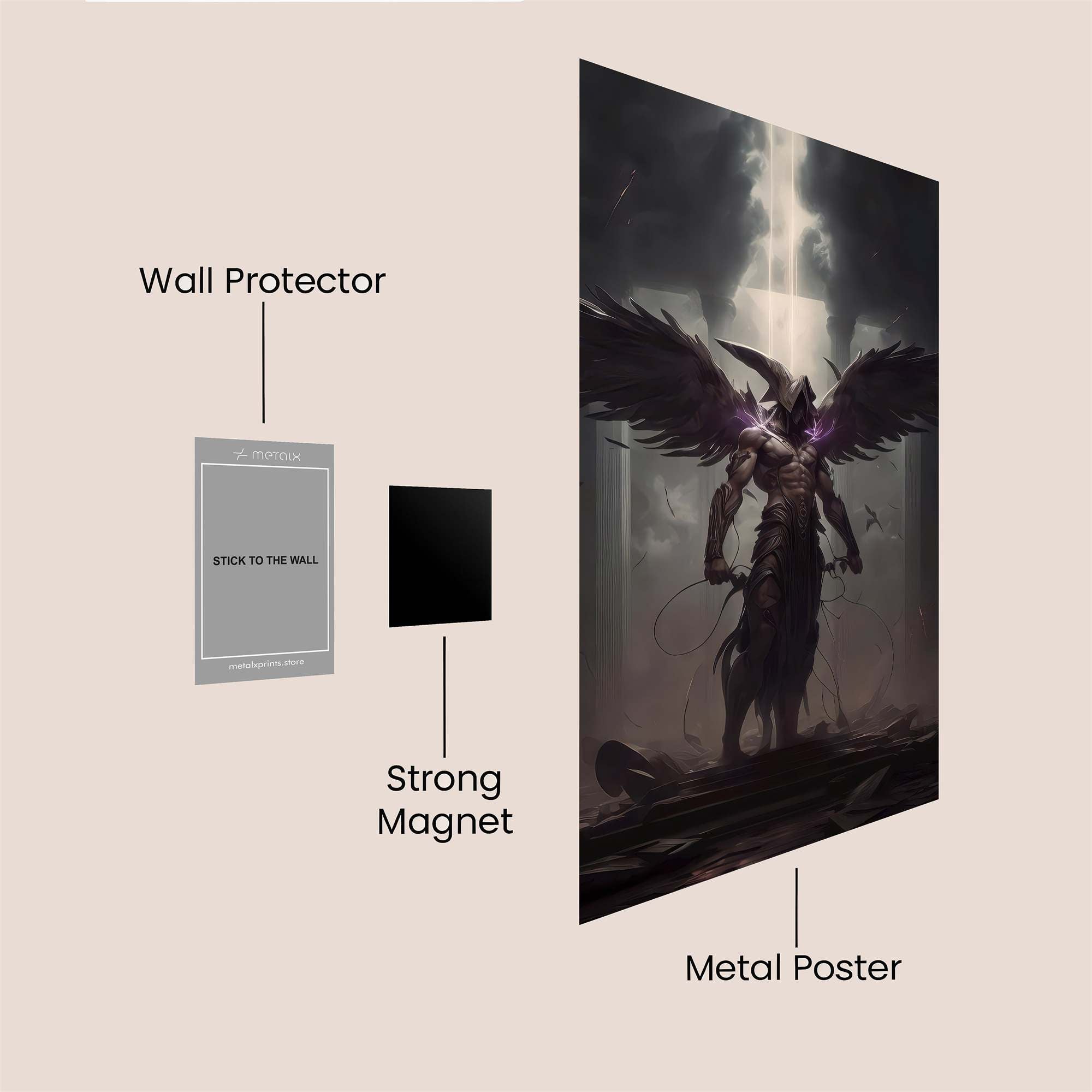 Dark Ascension Safe Wall Magnetic / M