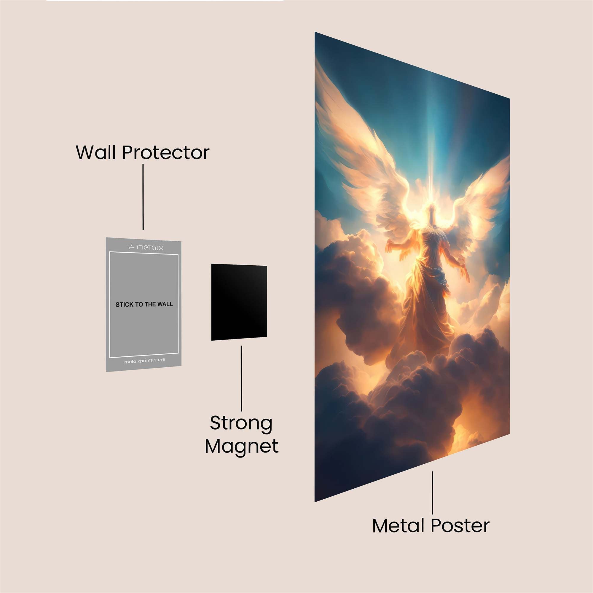 Angel Radiant Safe Wall Magnetic / M