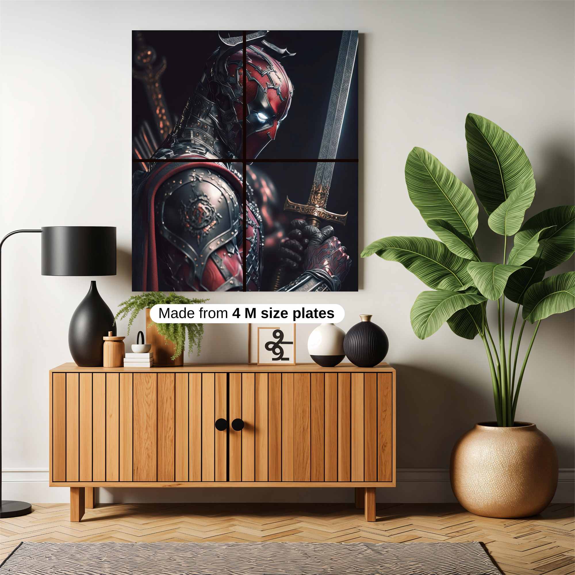 Deadpool Samurai Safe Wall Magnetic / M