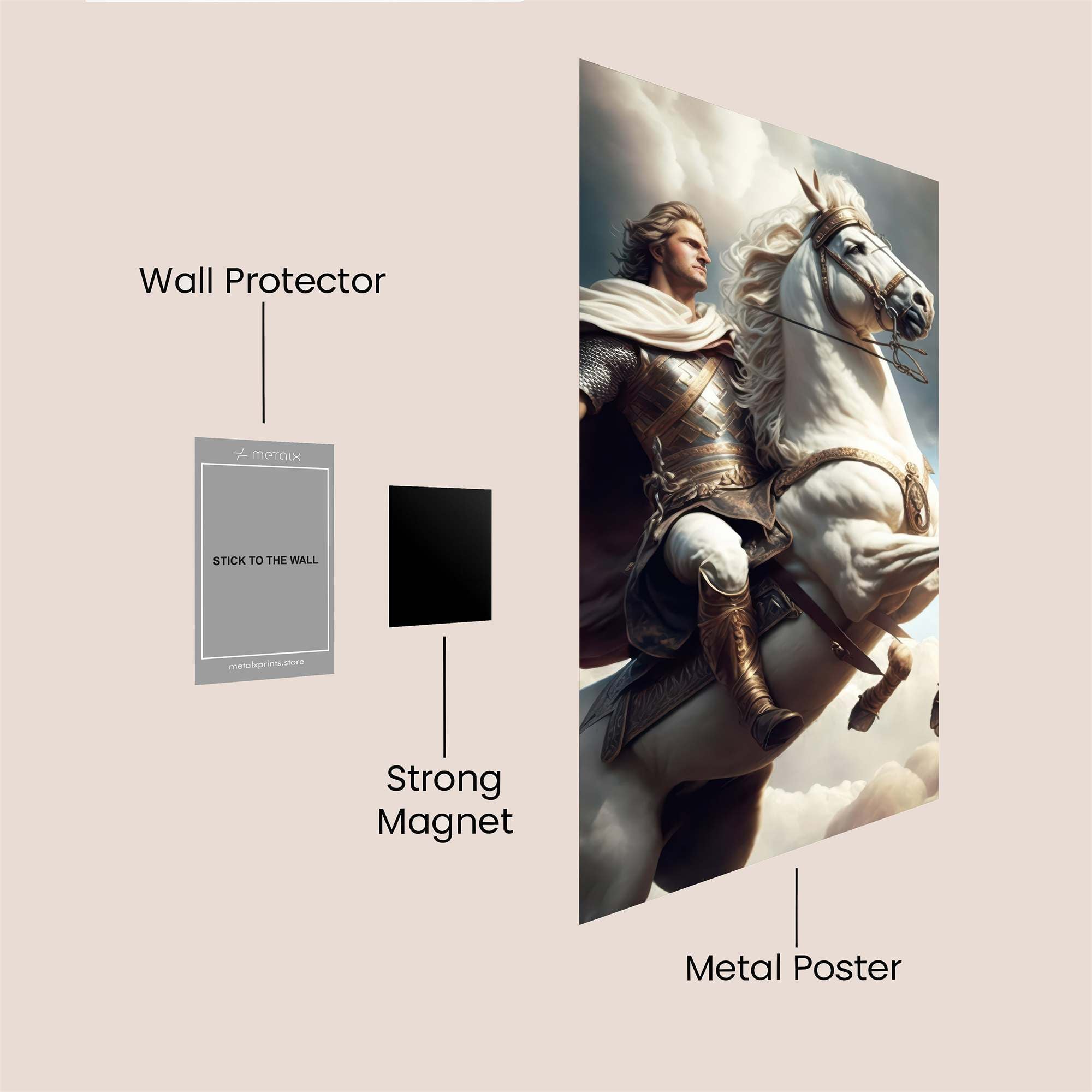 Alexander Triumphant Safe Wall Magnetic / M