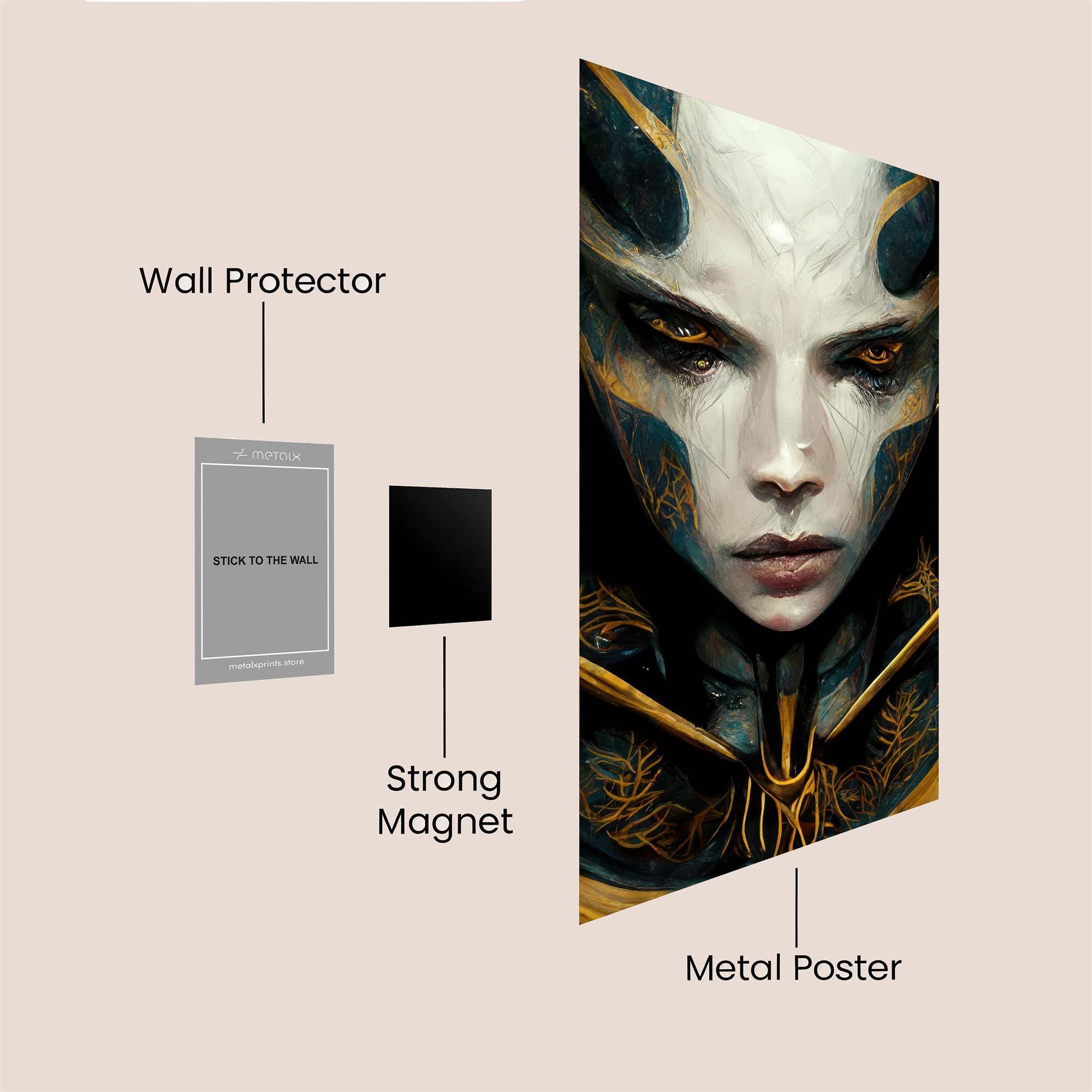 Alien Majesty Safe Wall Magnetic / M