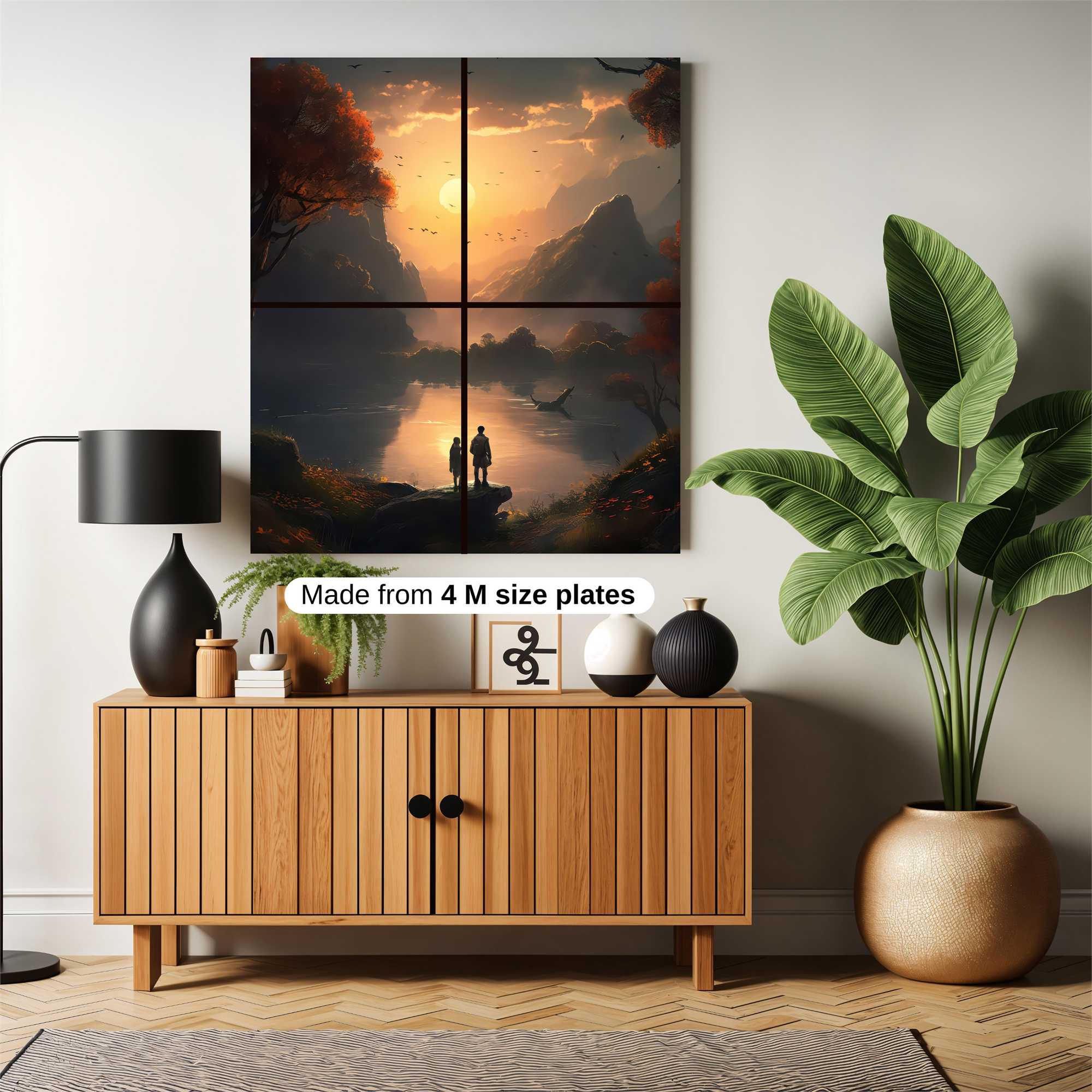 Sunset Serenity Safe Wall Magnetic / M