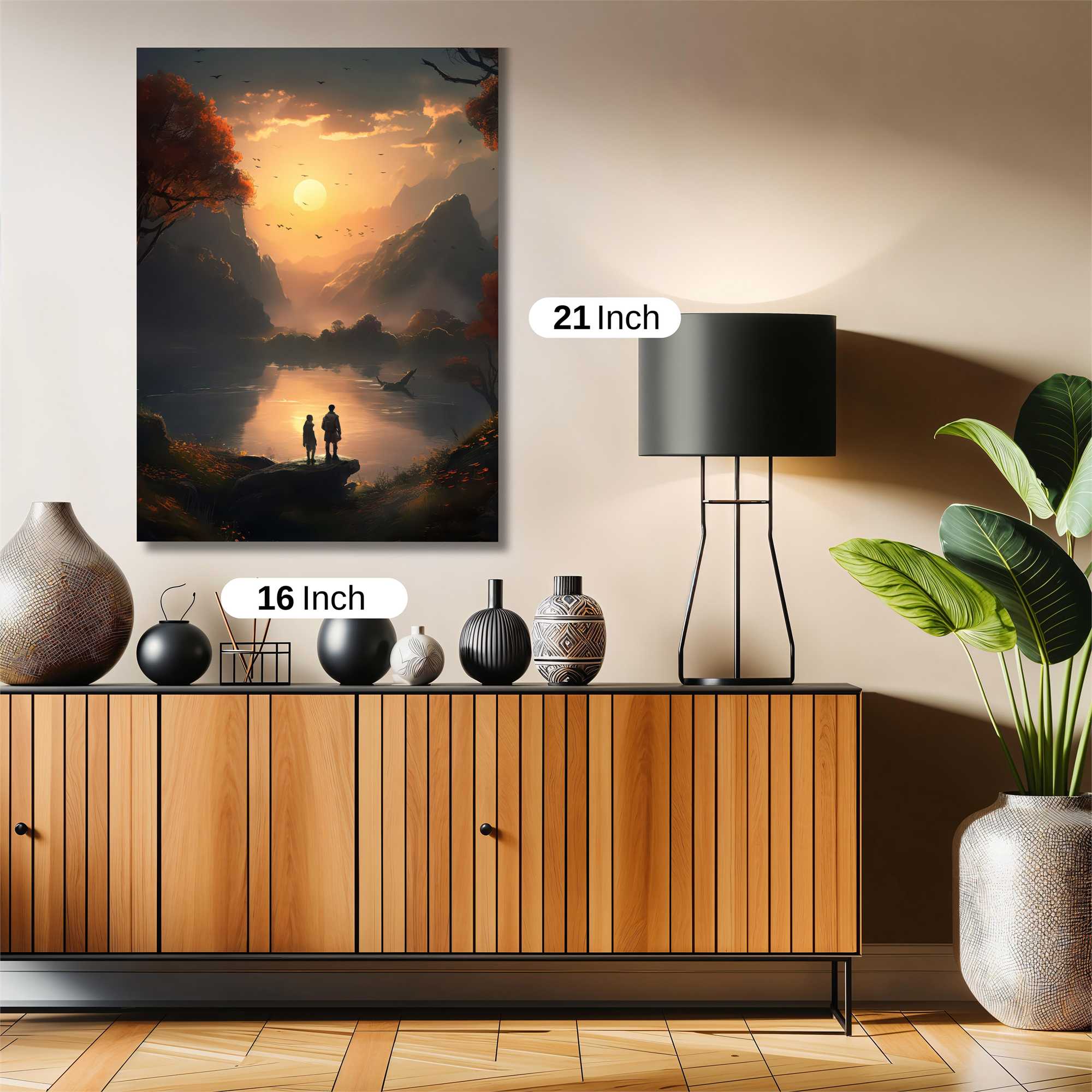 Sunset Serenity Safe Wall Magnetic / M