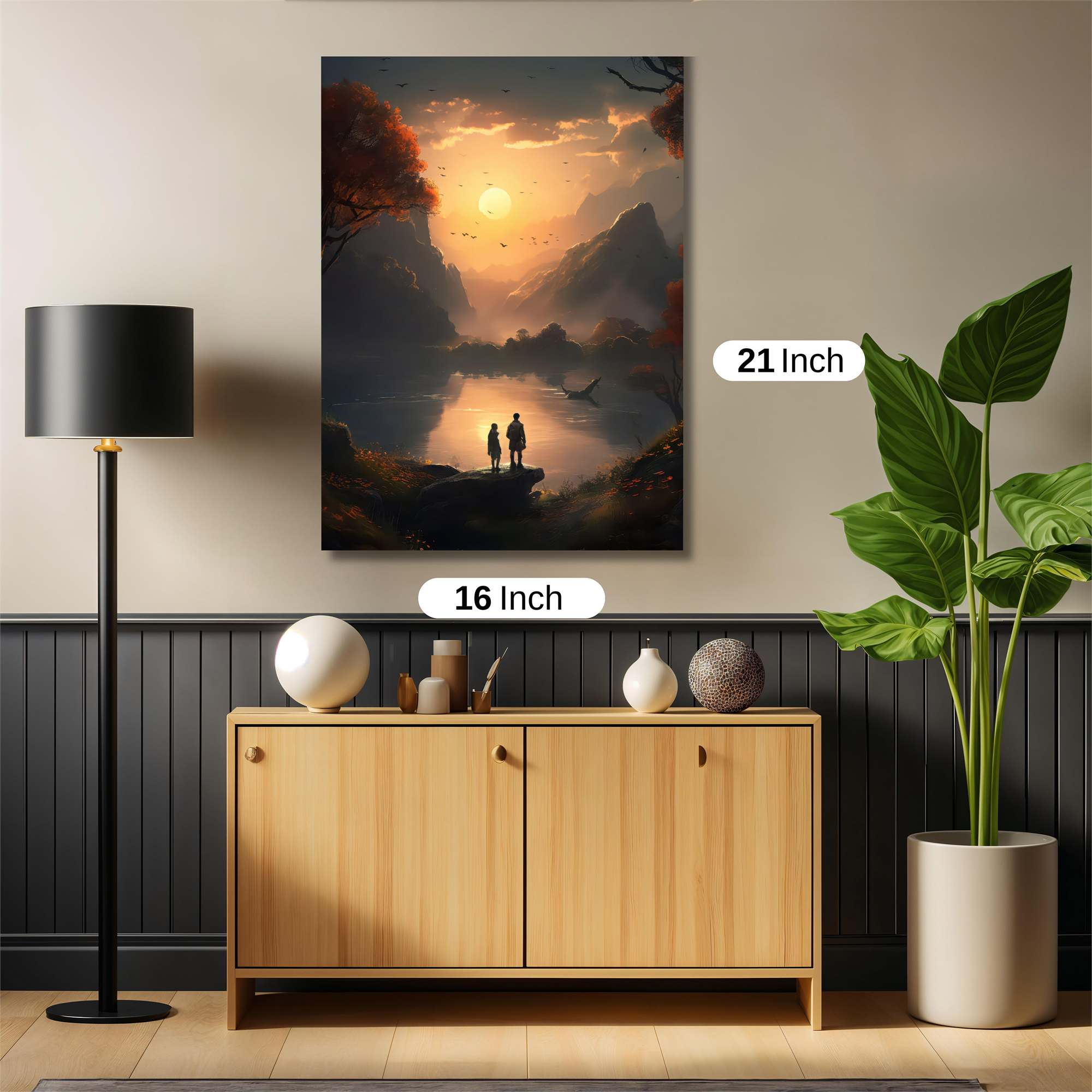 Sunset Serenity Safe Wall Magnetic / M