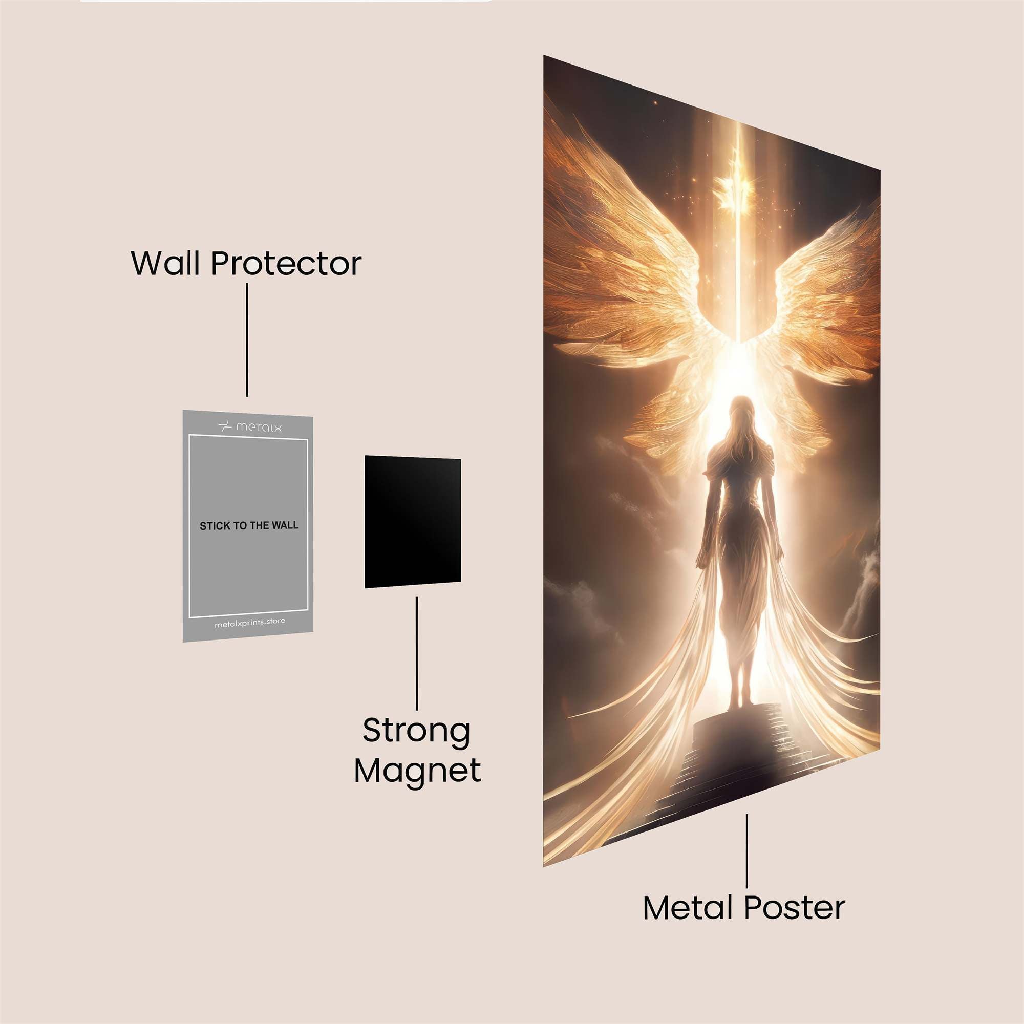 Angelic Radiance Safe Wall Magnetic / M