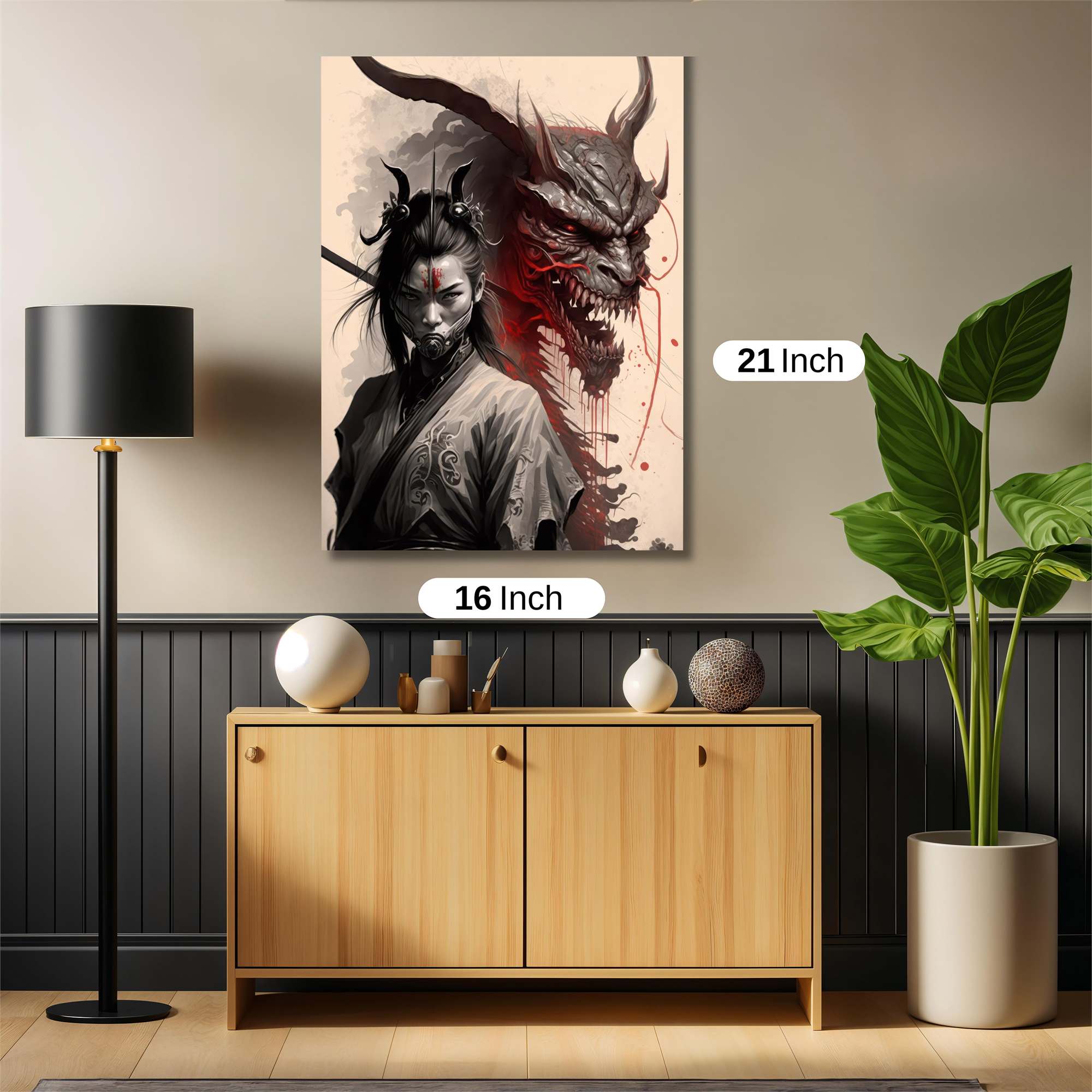 Demon's Wrath Safe Wall Magnetic / M