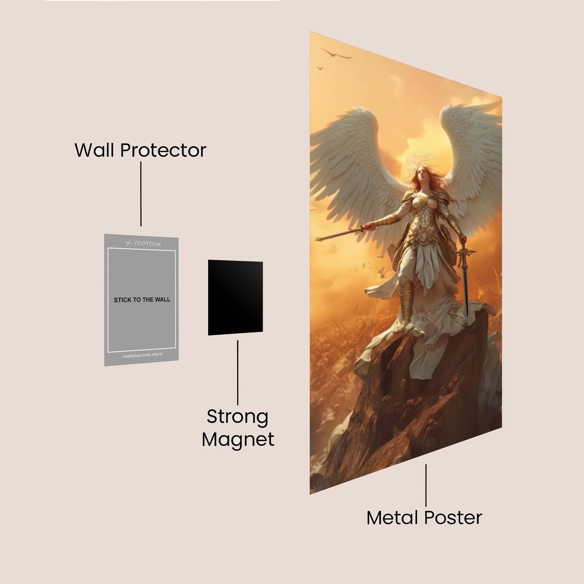 Archangel Radiant Safe Wall Magnetic / M