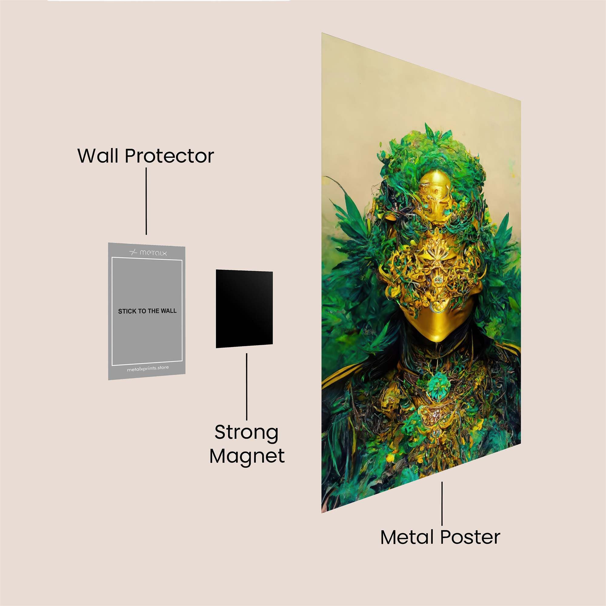 Nature's Enigma Safe Wall Magnetic / M