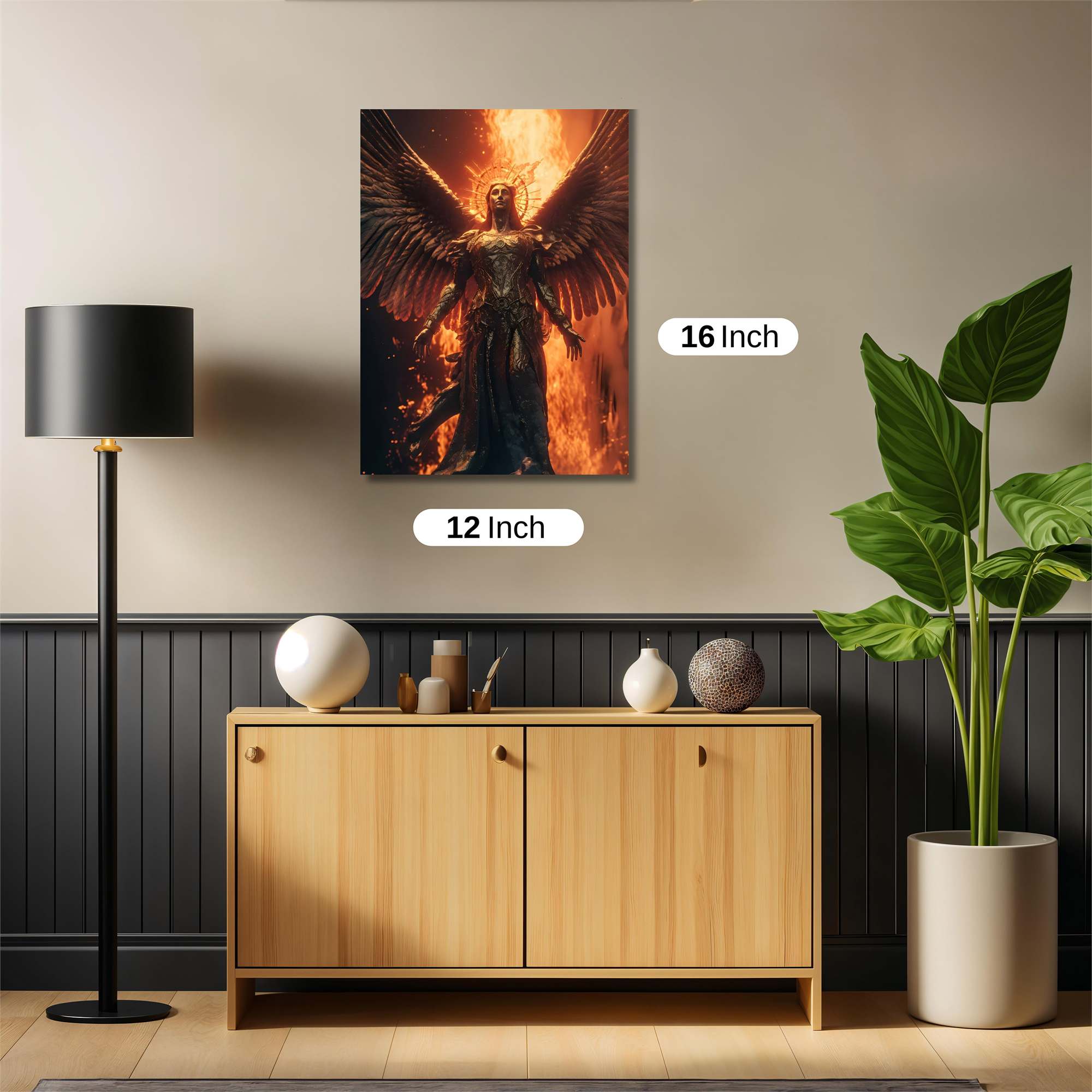 Angel Apocalypse Safe Wall Magnetic / M