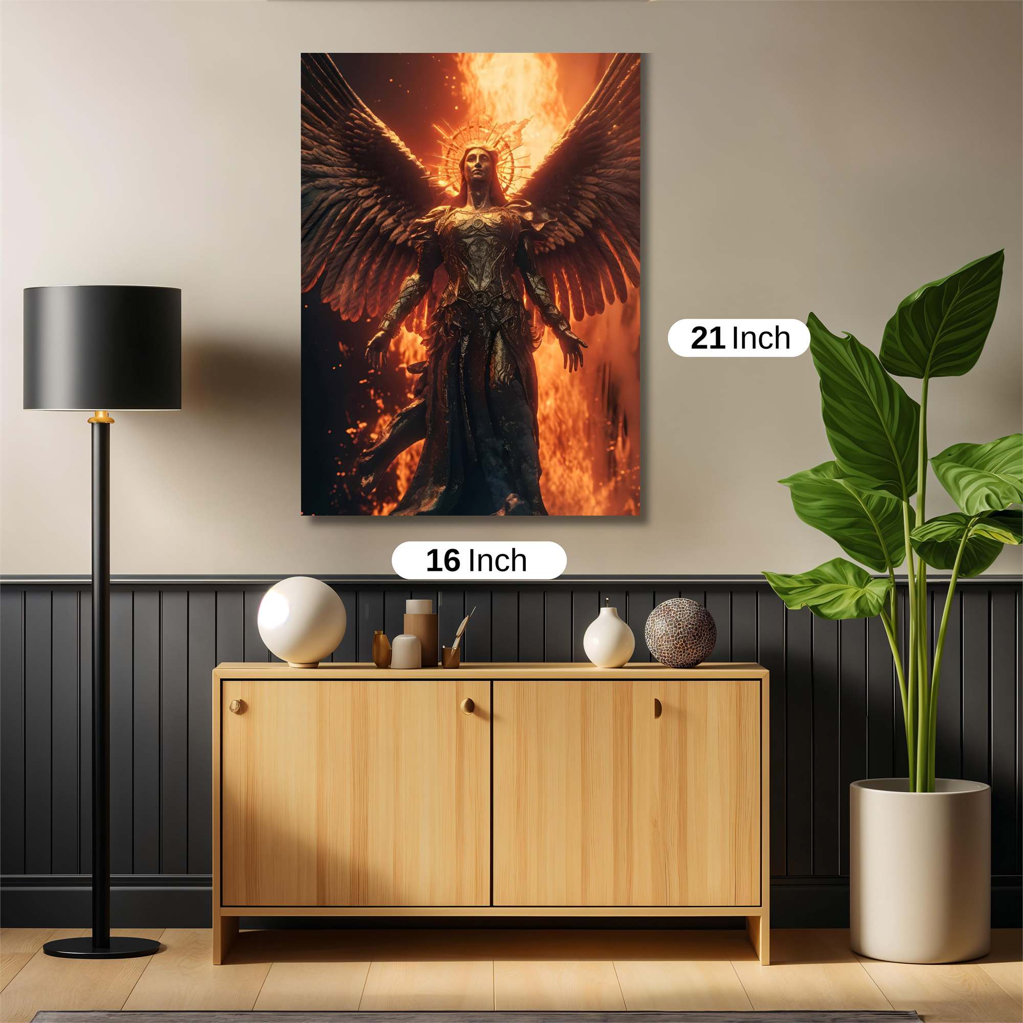Angel Apocalypse Safe Wall Magnetic / M