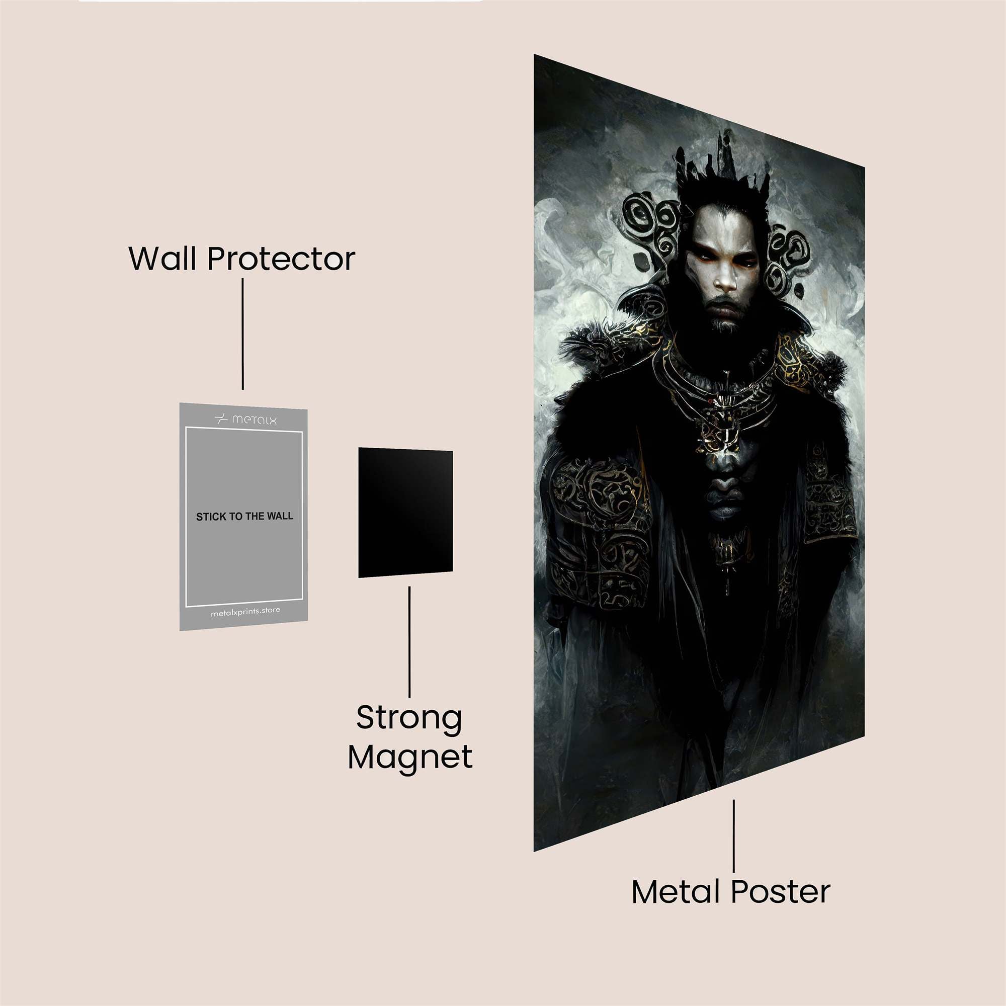 Dark Monarch Safe Wall Magnetic / M