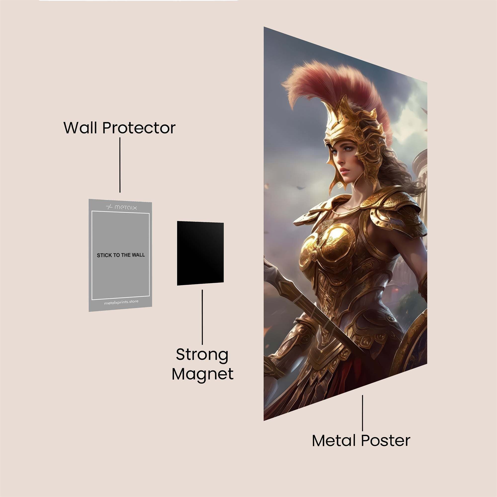 Athena Radiant Safe Wall Magnetic / M